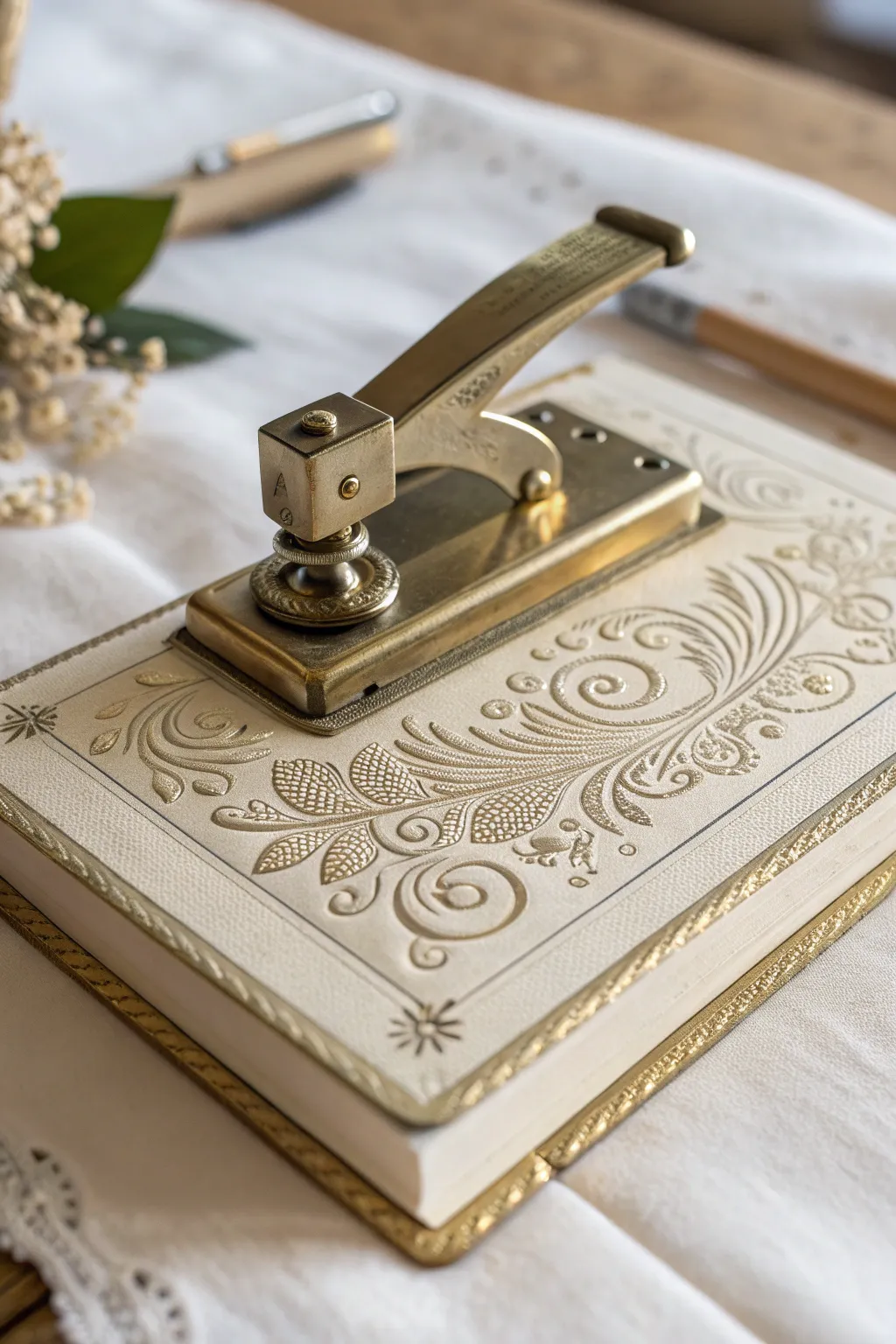 Timeless elegance: Transform your books with classic embossed designs.