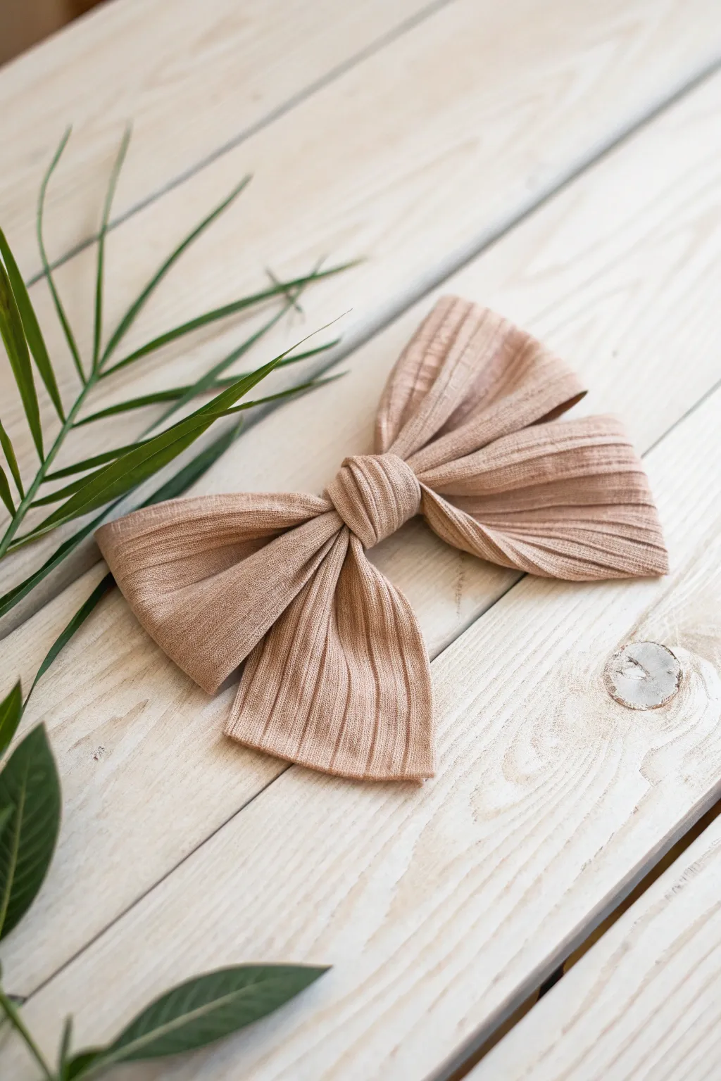 Elevate your style with a touch of elegance: the Pleated Bow Clip.