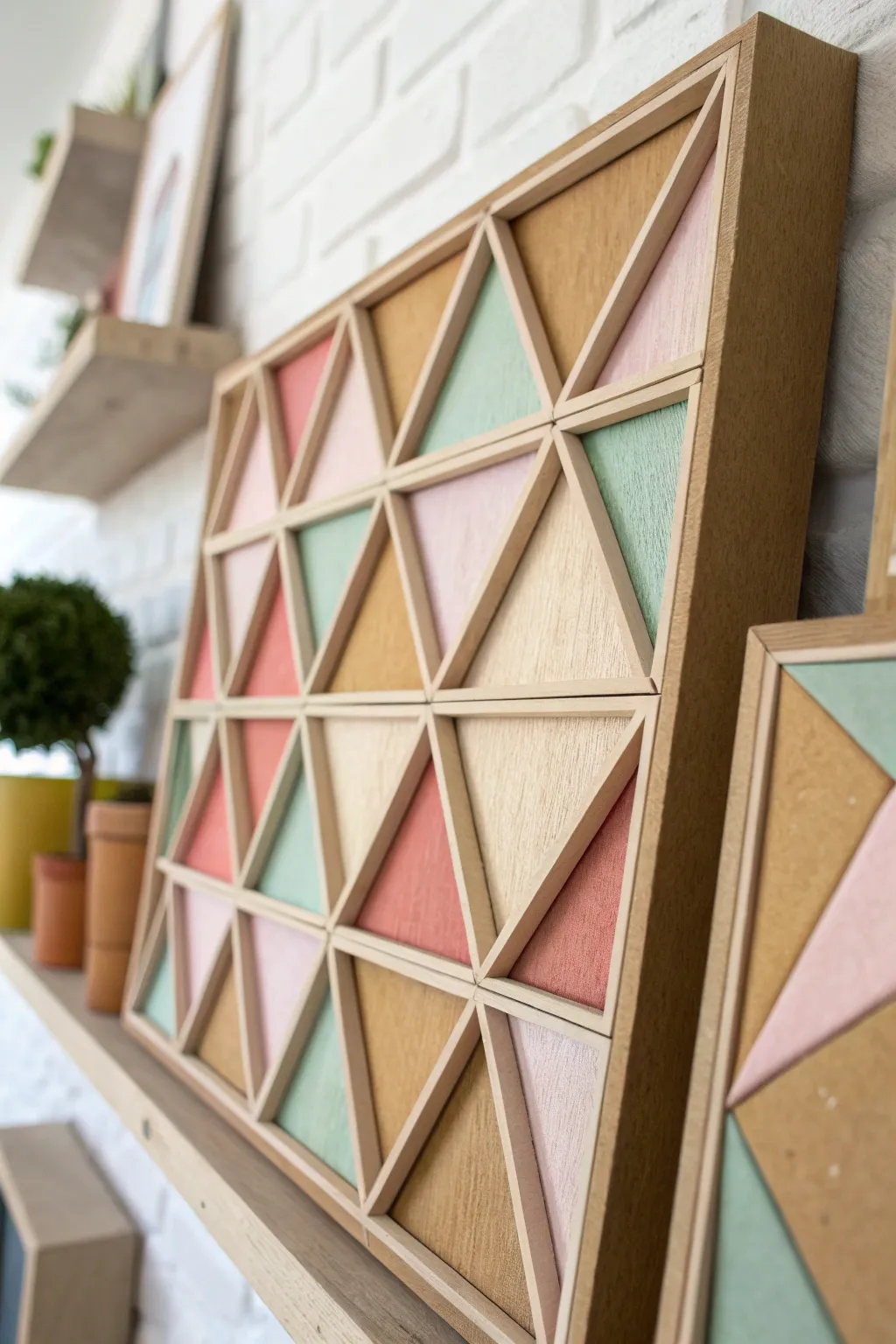 Transform your space with handcrafted cardboard art – where simplicity meets beauty.