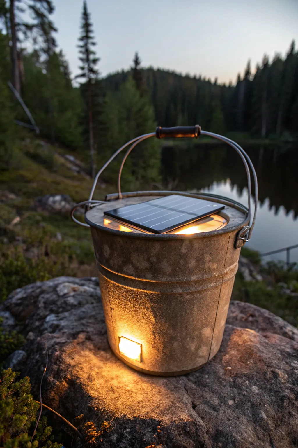 Illuminate your campsite sustainably with this solar-powered bucket light. Perfect for the eco-conscious adventurer.