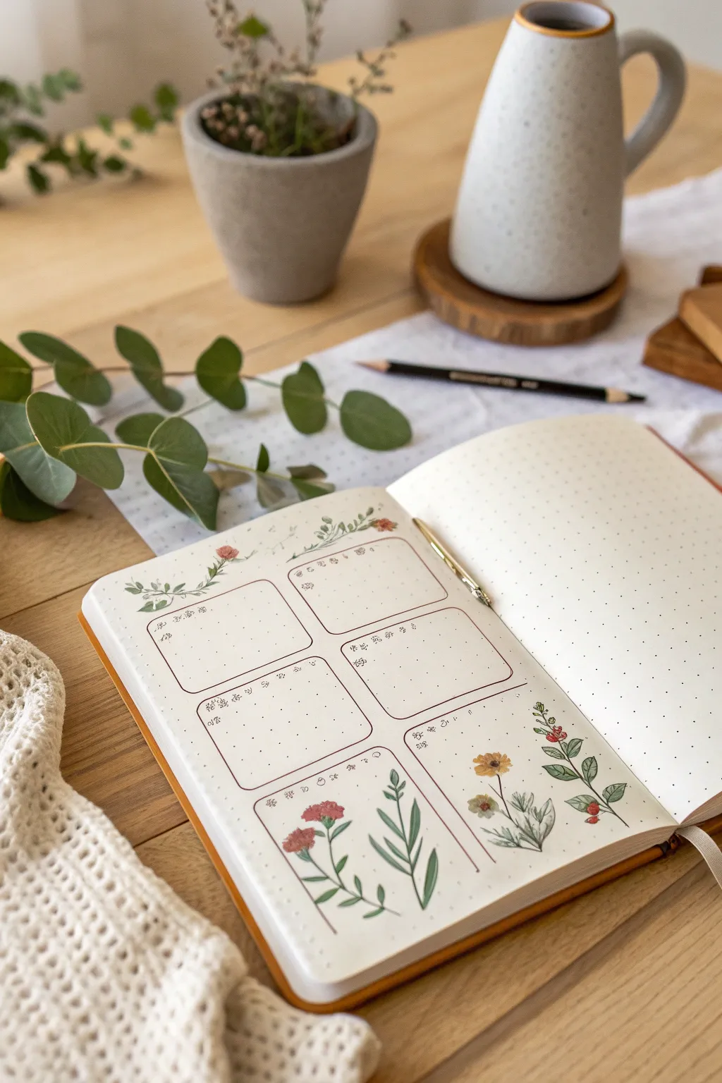 Unlock creativity with these beautifully crafted tab boxes in your bullet journal!