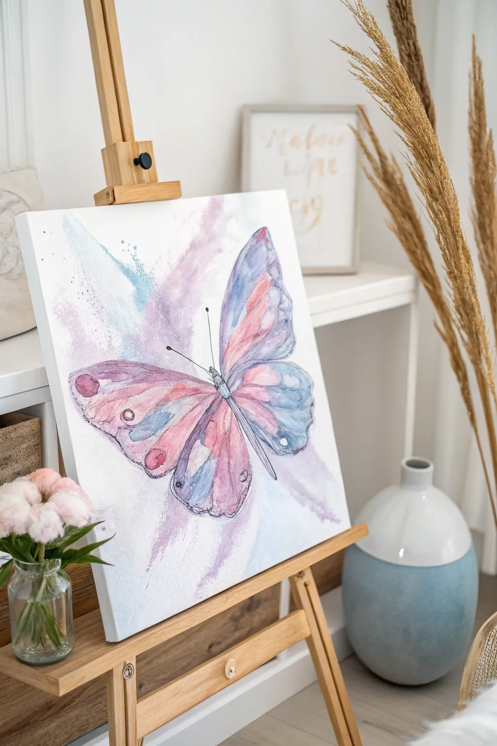 Embrace the freedom of expression with abstract butterfly art, where colors and shapes tell a story beyond reality.
