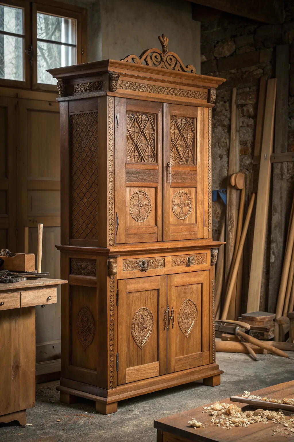 Experience the timeless elegance of traditional craftsmanship in every handcrafted detail.