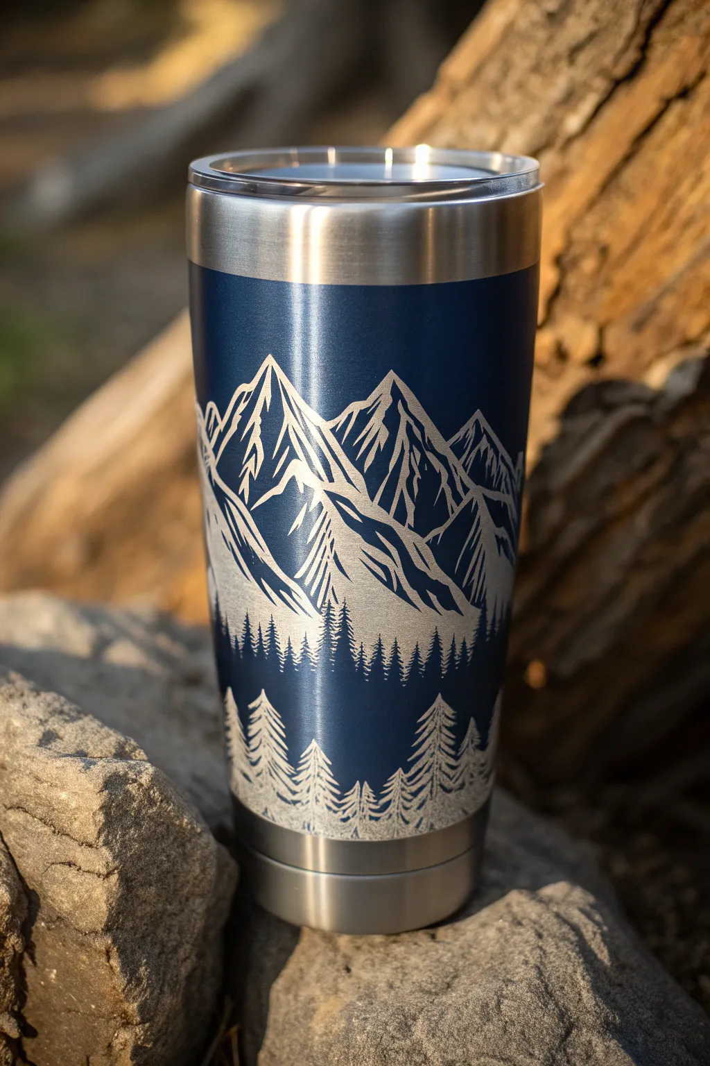 Elevate your adventure with a mountain majesty tumbler—nature's grandeur in your grasp.