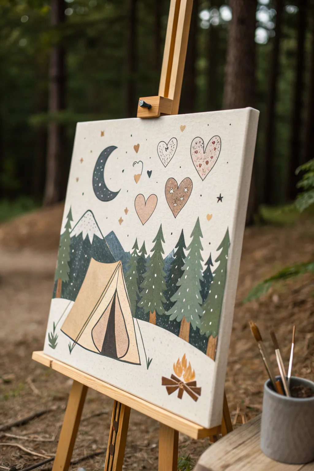 Capture the romance of starlit adventures with a touch of minimalist elegance.