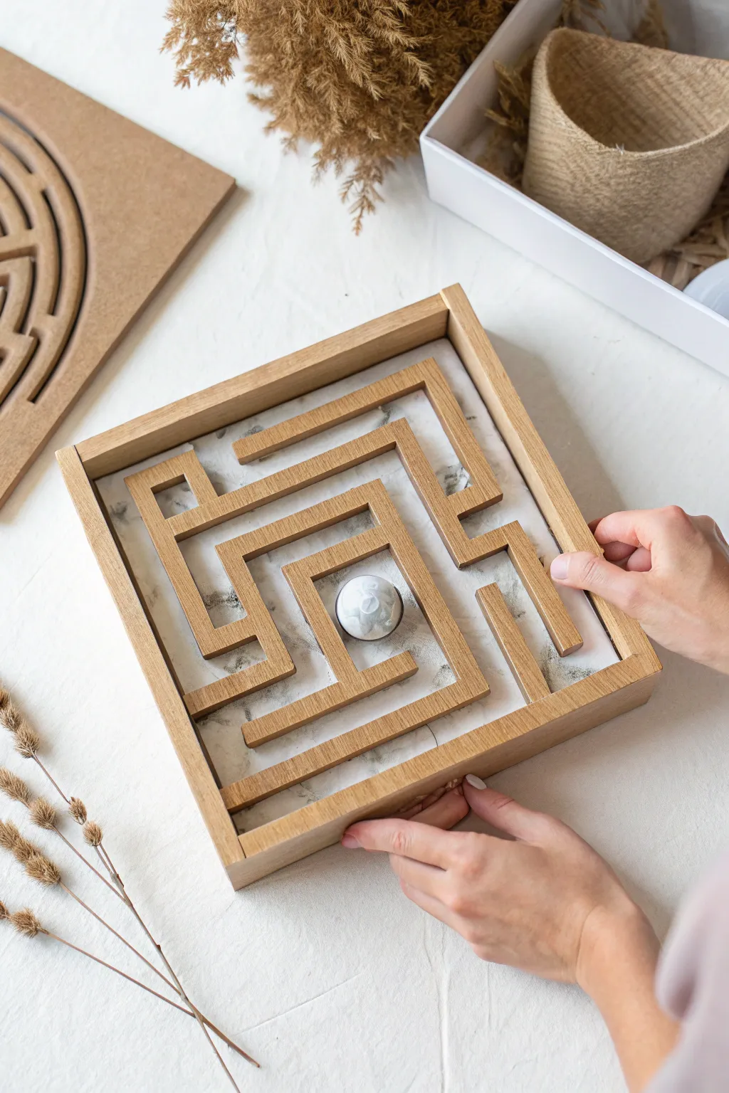 Discover the magic of movement with this enchanting magnet maze, where simplicity meets surprise!