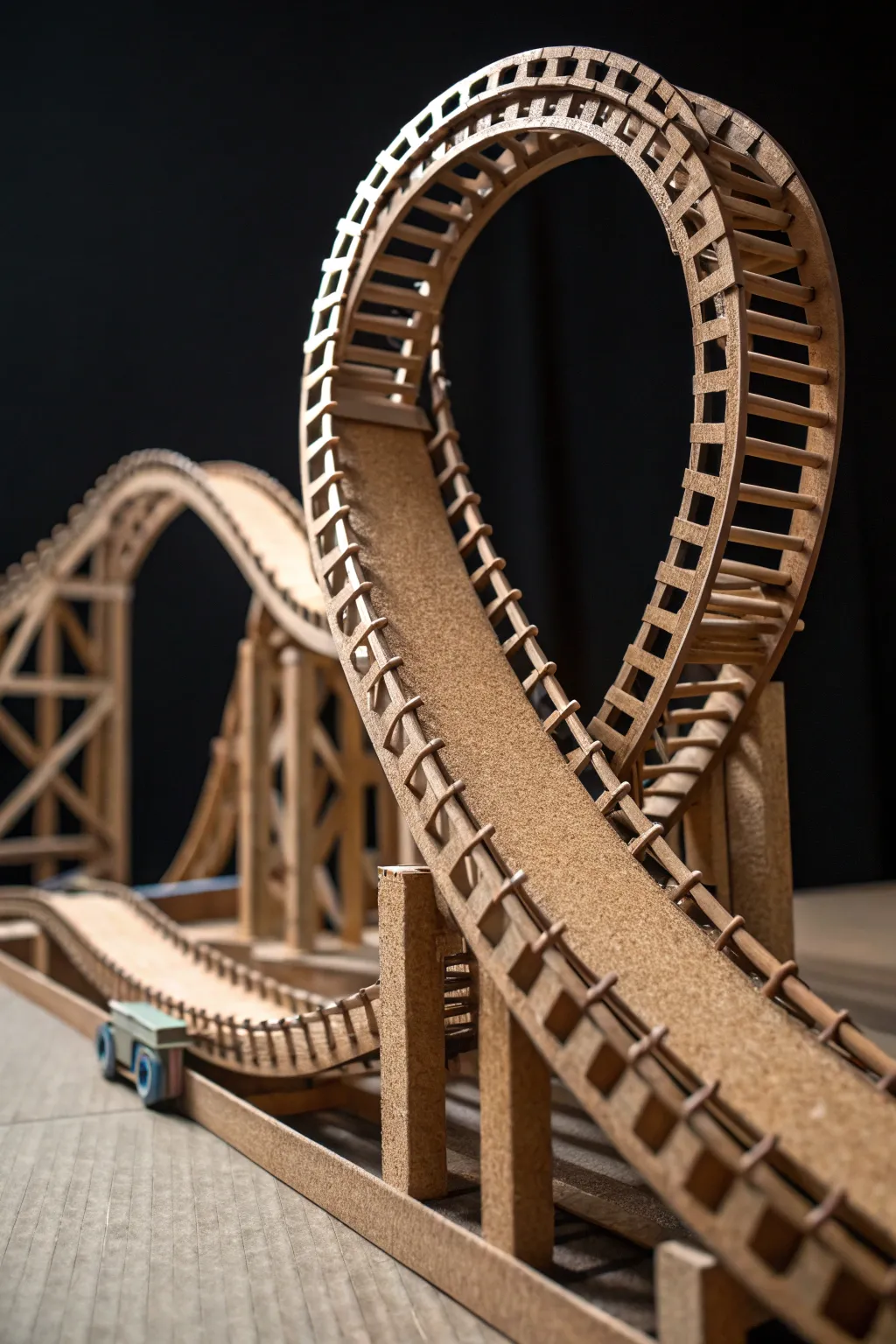 Master the Art of the Corkscrew Twist: A Cardboard Roller Coaster Marvel