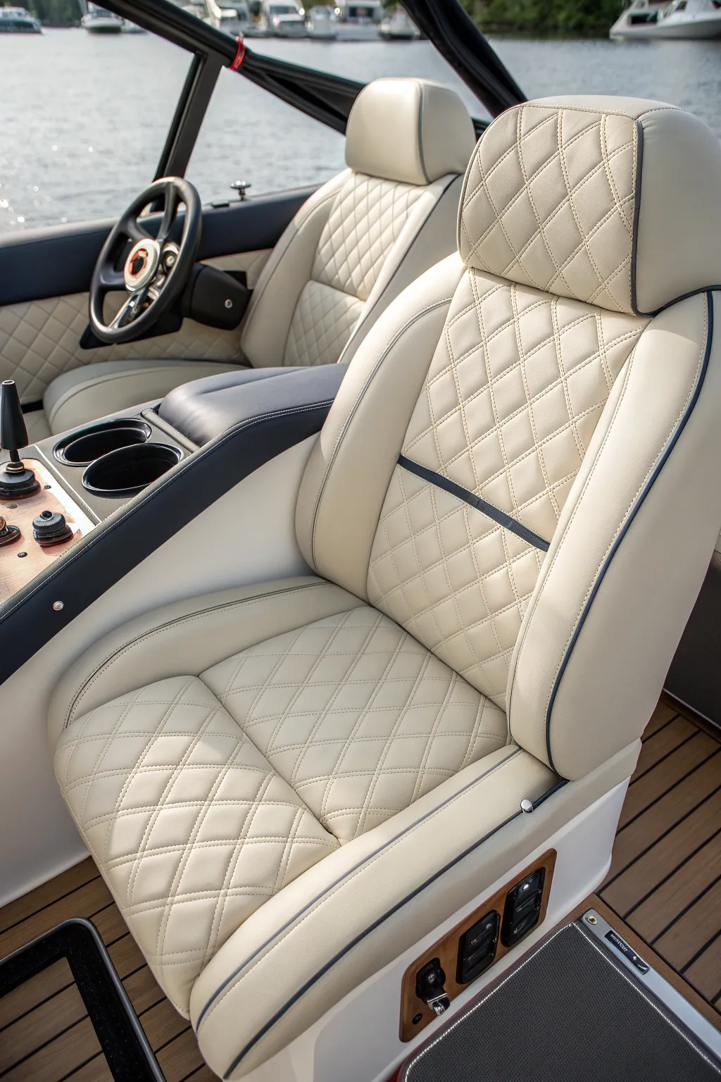 Transform your journey into a realm of luxury with premium boat upholstery.