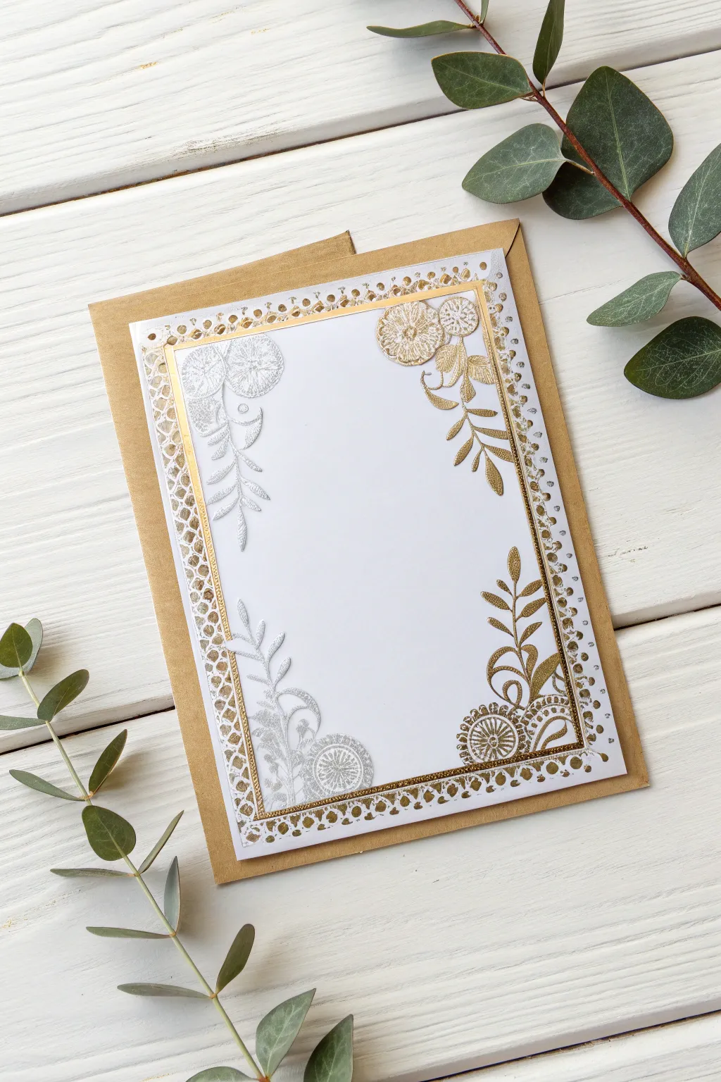 Add a touch of sparkle to your holiday greetings with exquisite ornamental frames.