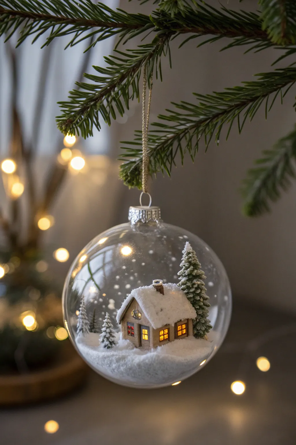 Craft your own winter wonderland with a Snow Globe Bauble, a miniature Christmas story captured in glass.