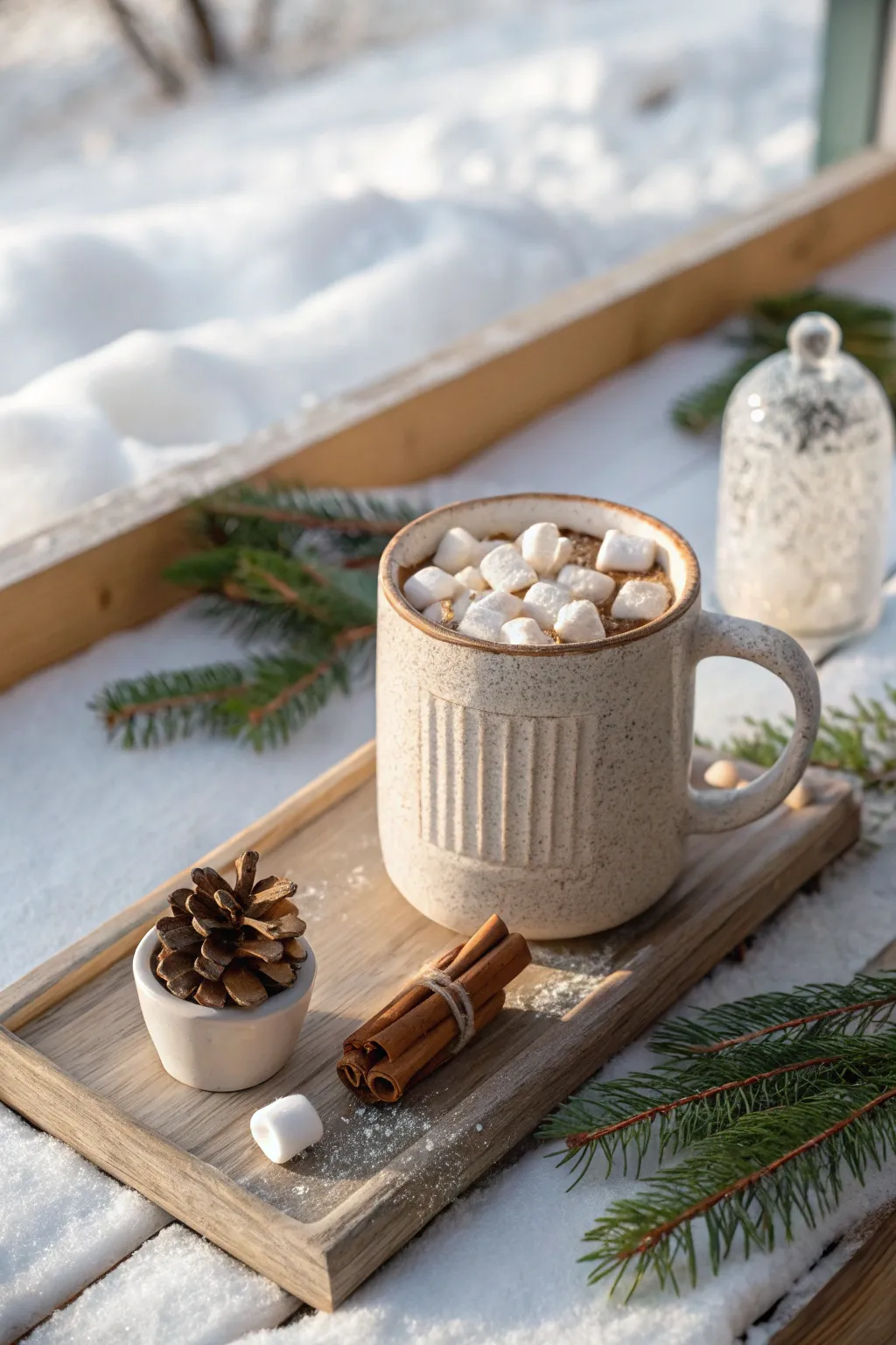 Capture the warmth of the season with a cozy hot cocoa stand that's perfect for sipping and snapping!