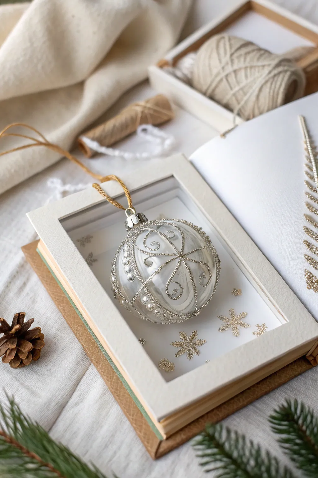 Showcase your cherished ornaments with Scandinavian simplicity and boho flair. 🌟✨