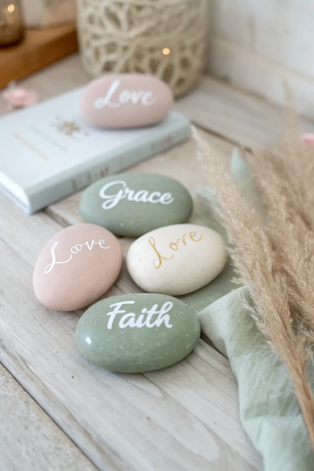 Craft heartfelt moments with painted message stones, perfect keepsakes for Mother's Day.