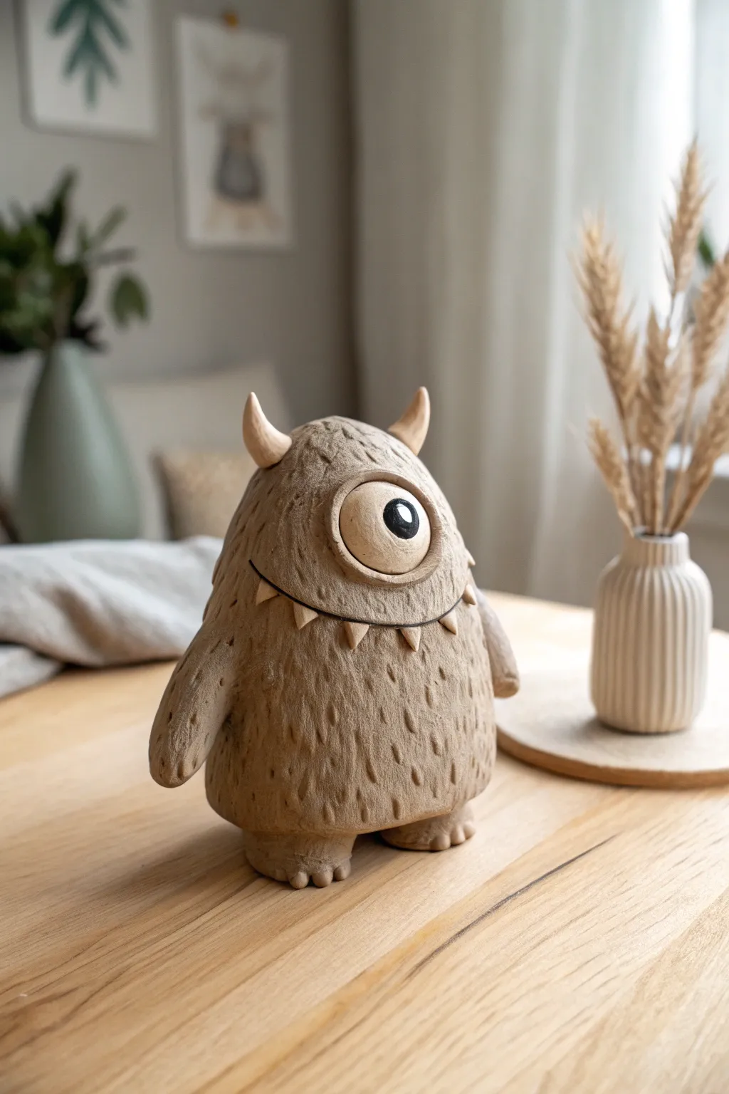 Unleash your creativity with this charmingly spooky clay companion!