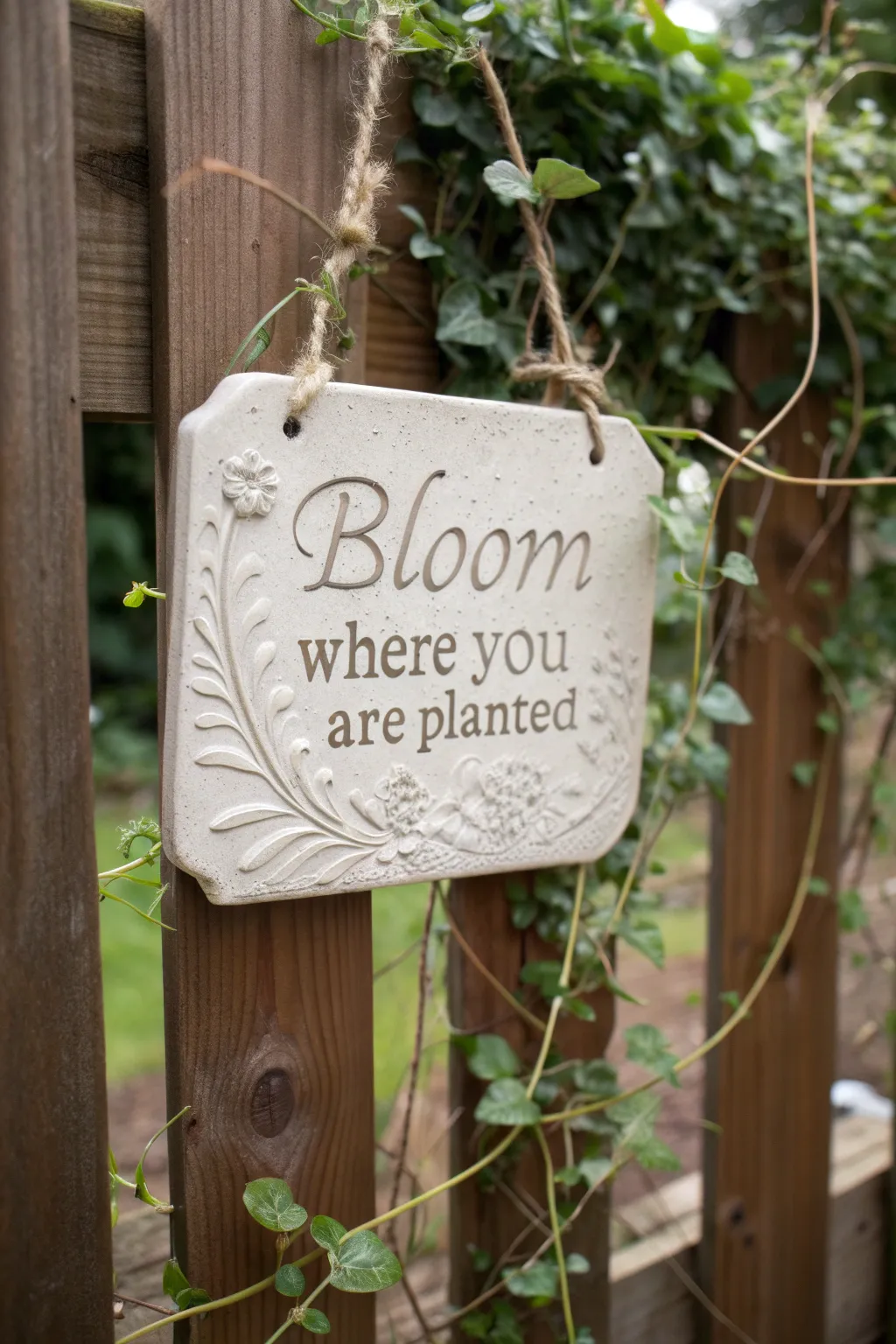 Add a touch of whimsy to your garden with beautifully crafted clay signs. 🌿✨ #GardenDecor #MinimalistCharm