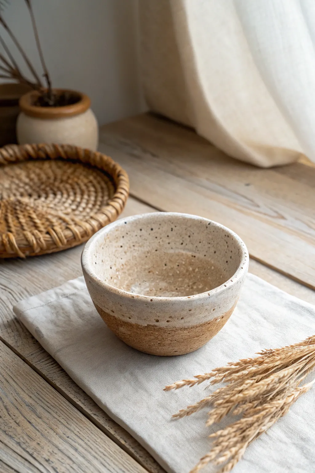 Discover the beauty in simplicity with handcrafted textured pinch pots, perfect for your little treasures.