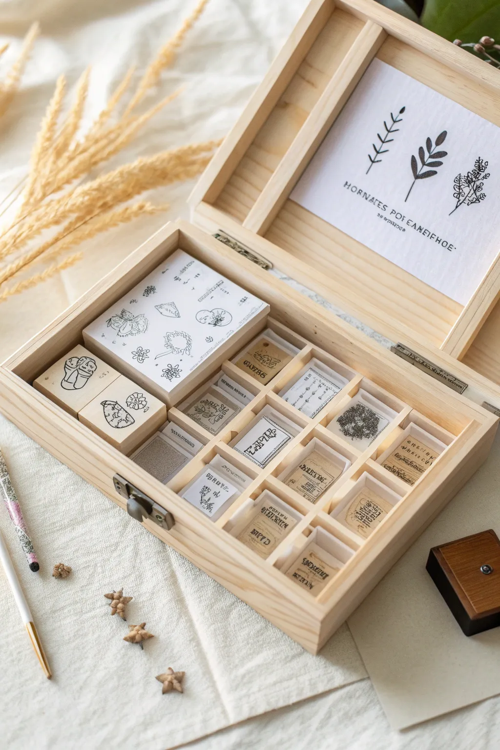 Elevate your stamp storage with Scandinavian simplicity and Boho charm.