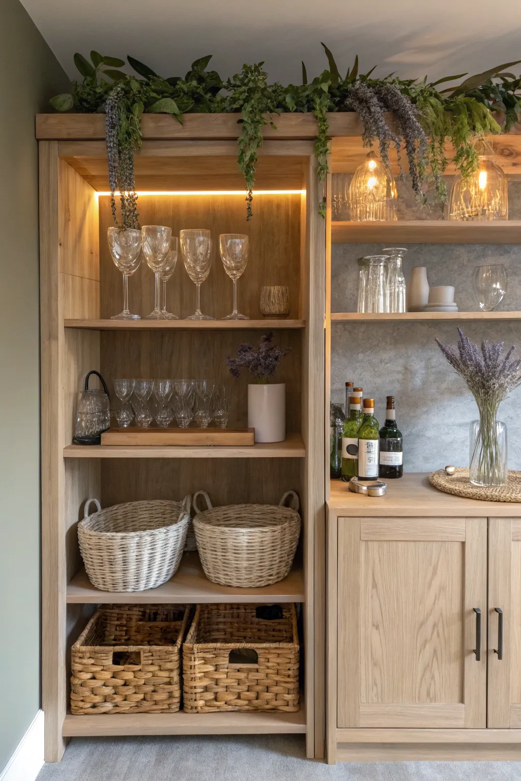 Discover the charm of a hidden mini bar—a stylish secret to elevate your gatherings.