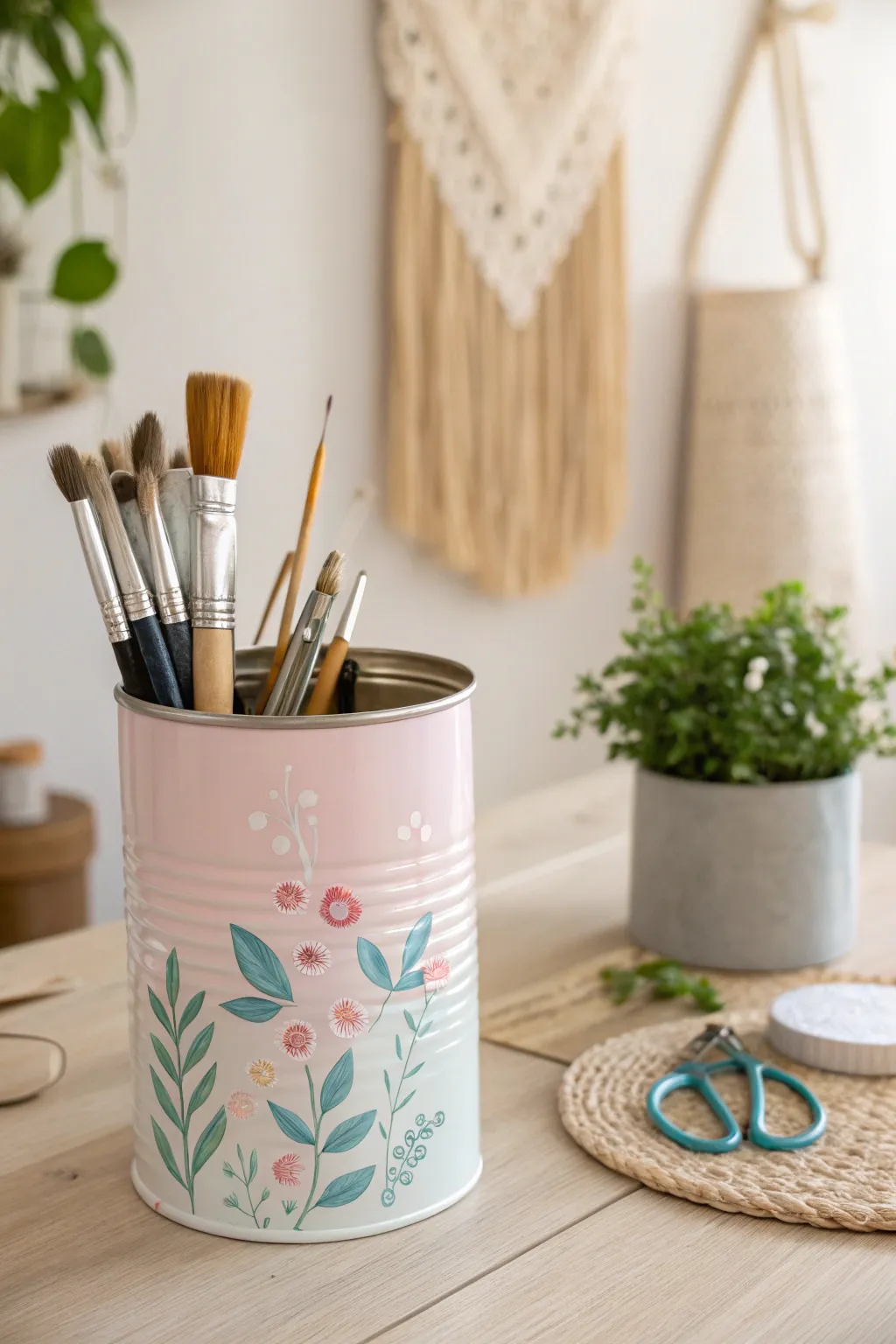 Transform your space with these chic upcycled can organizers—where sustainability meets Scandinavian elegance.