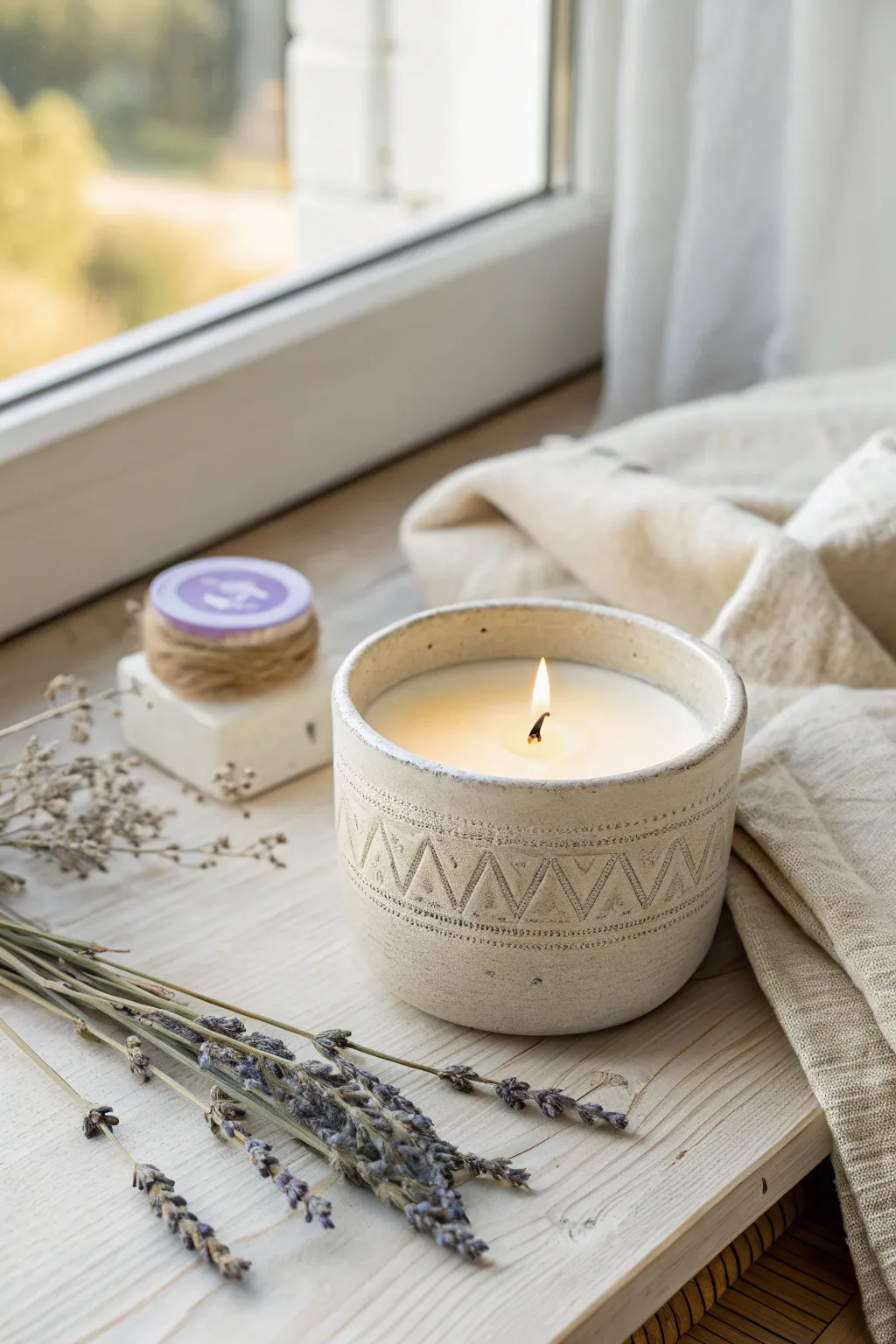 Create warmth and elegance with a handcrafted scented candle, perfect for cozy evenings.