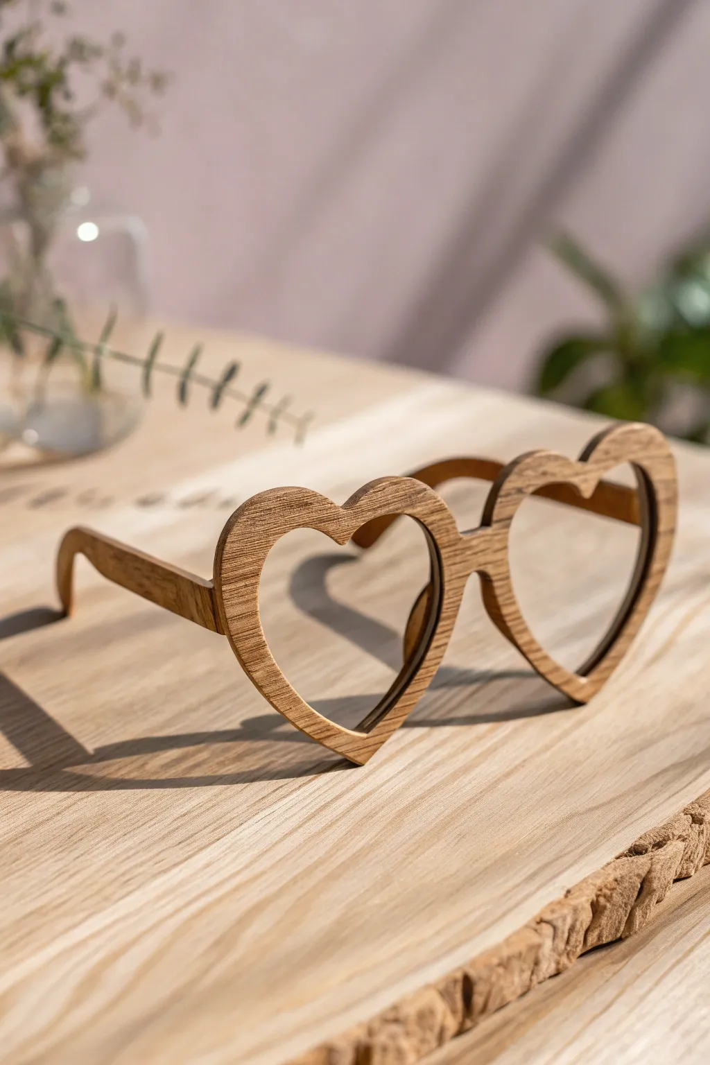 Embrace the whimsical charm of heart-shaped glasses with a touch of Scandinavian and Boho elegance.