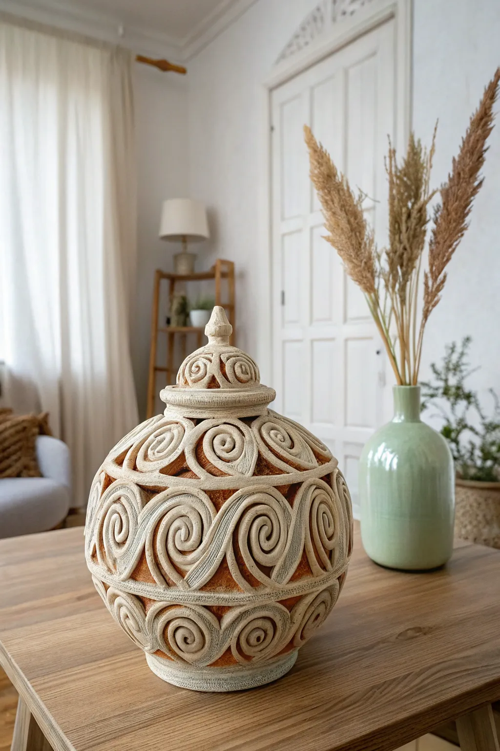 Explore the art of intricate coil sculptures—where craftsmanship meets elegance.