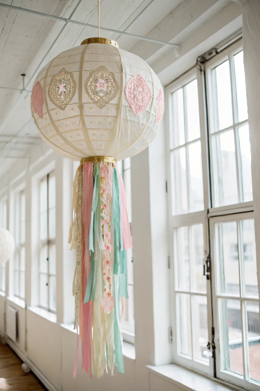 Elevate your decor with a touch of whimsy: this tassel-adorned lantern brings festive elegance to minimalist spaces.