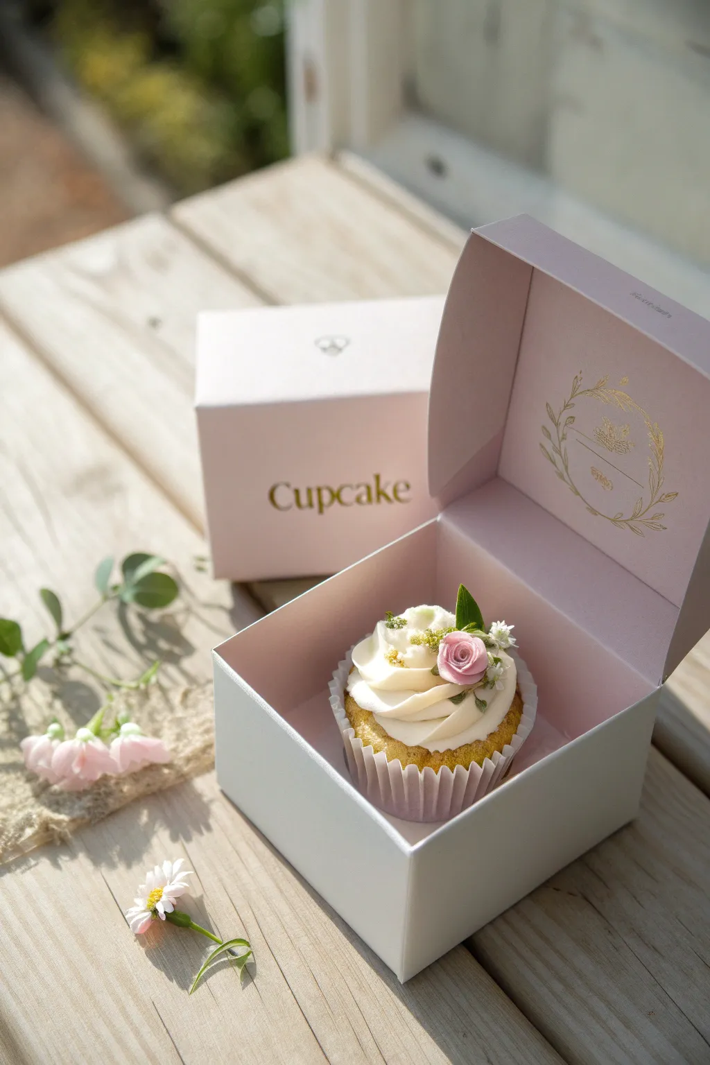 Crafted with love, this personalized cupcake box is the perfect touch of sweetness for your Valentine.