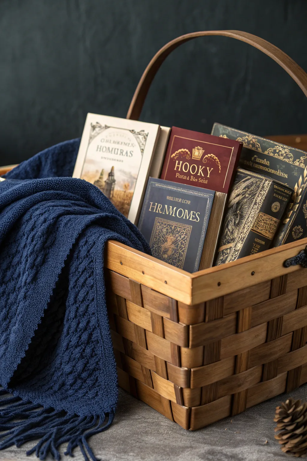 For the dad who loves to escape into the pages of a good book, this gift basket is a perfect retreat.