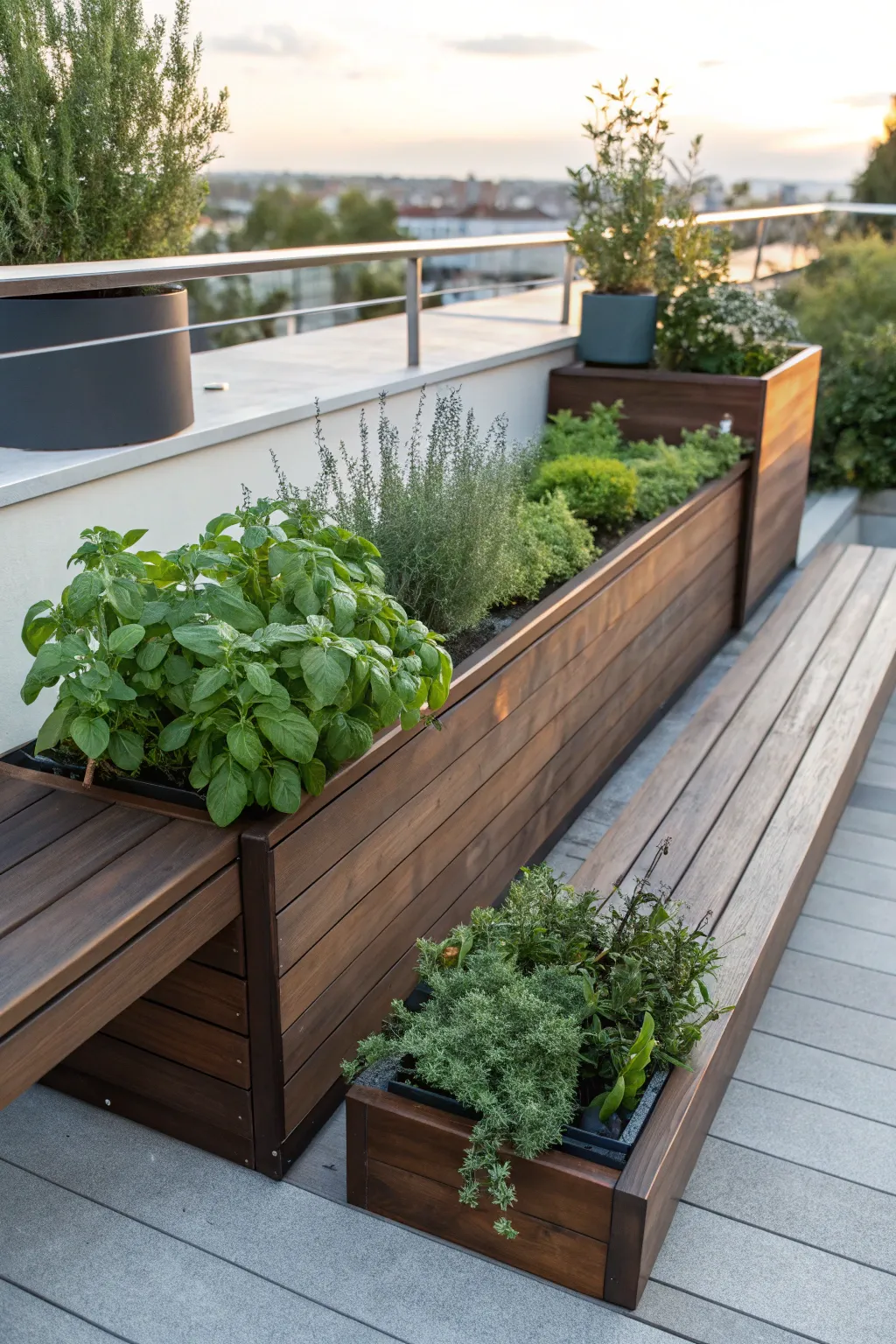 Elevate your deck with a bench that brings nature closer. Discover the perfect blend of style and greenery.