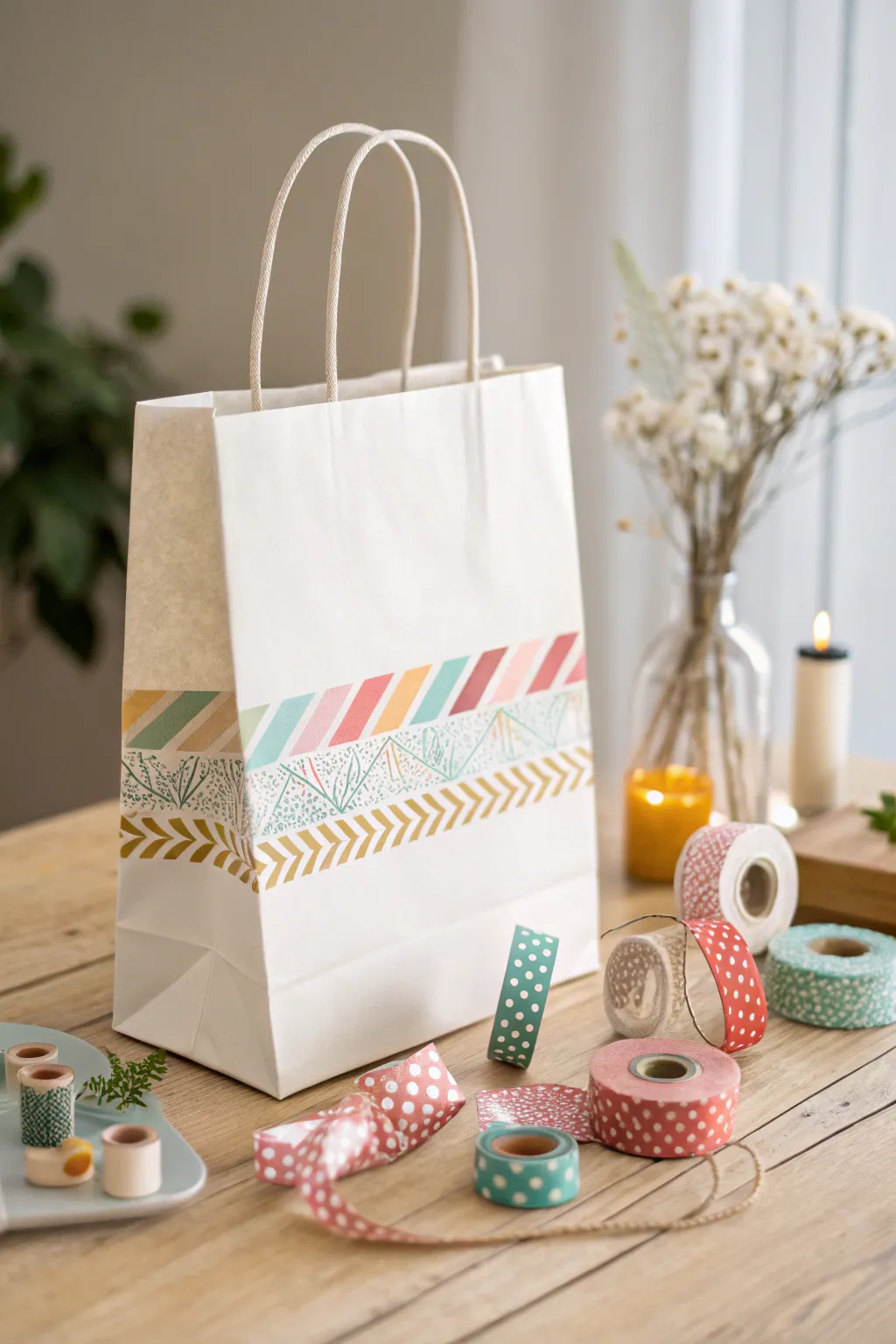 Transform plain into playful with washi tape magic!