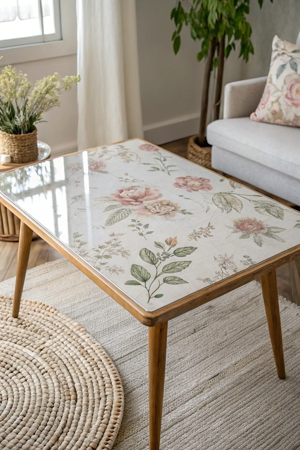 Transform your table with the enchanting allure of epoxy resin. Discover the magic of gloss and depth.