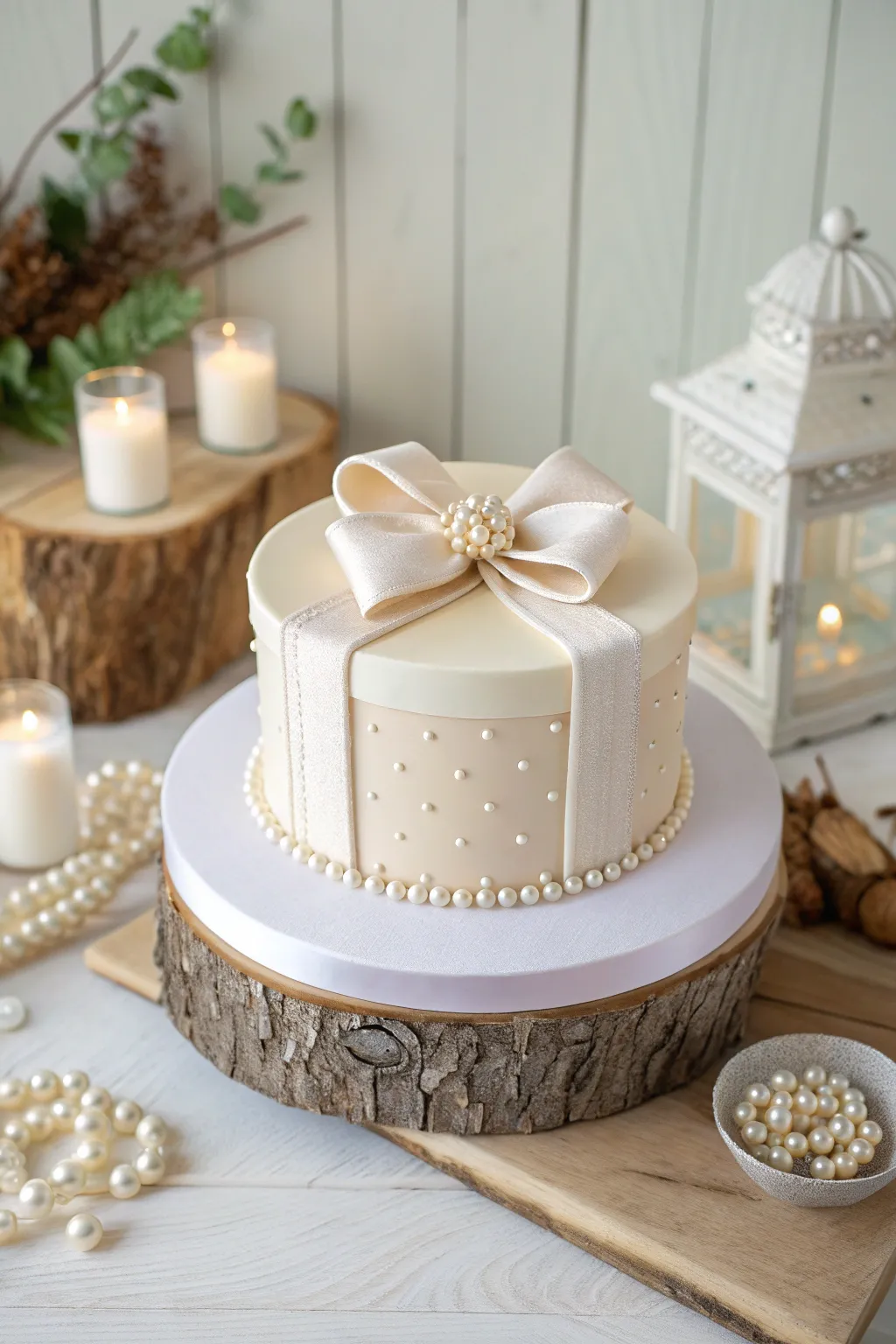 A cake that's a gift in itself—elegant, simple, and stunningly beautiful.