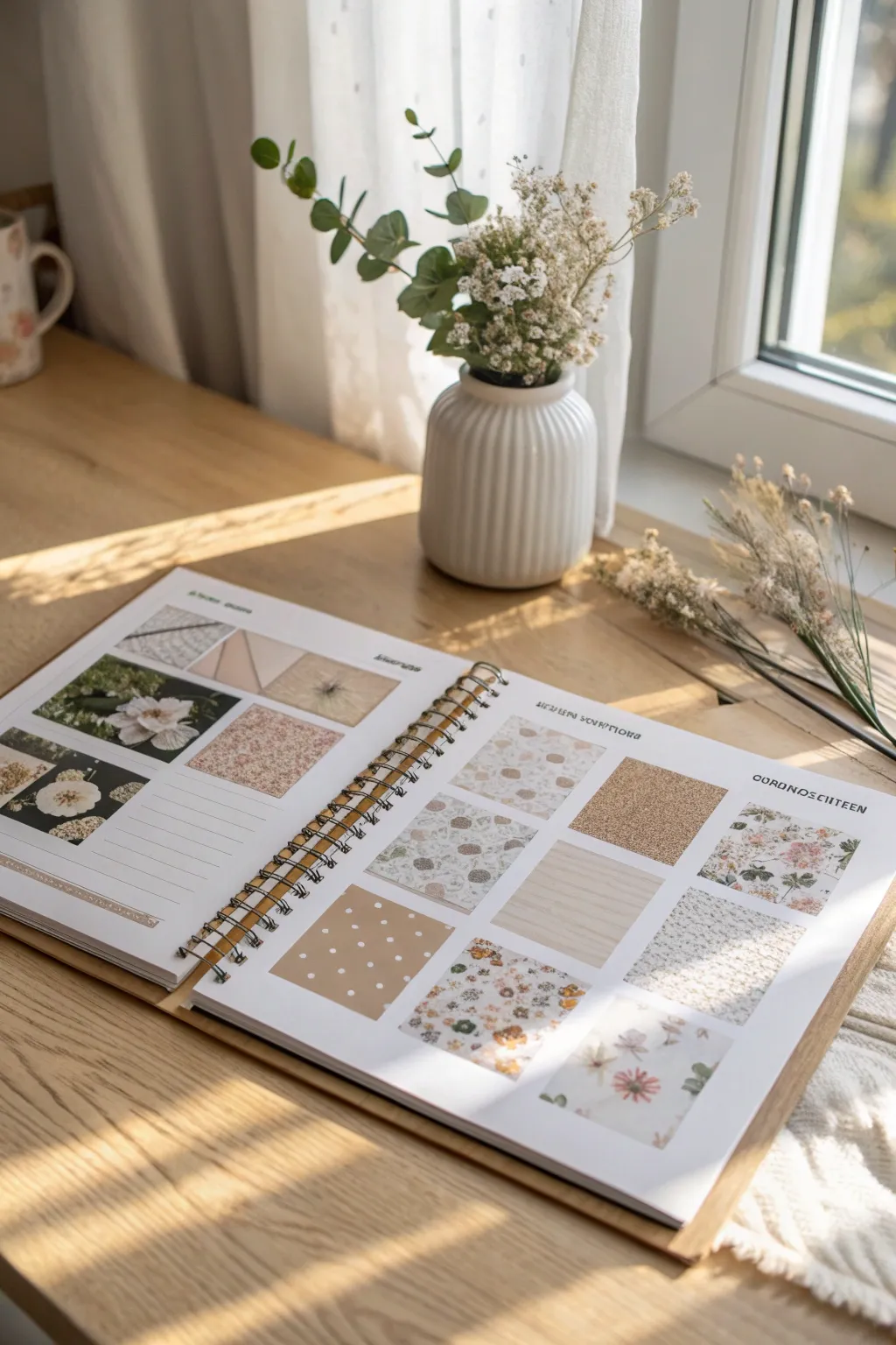 Explore endless creative possibilities with minimalist scrapbook layouts.