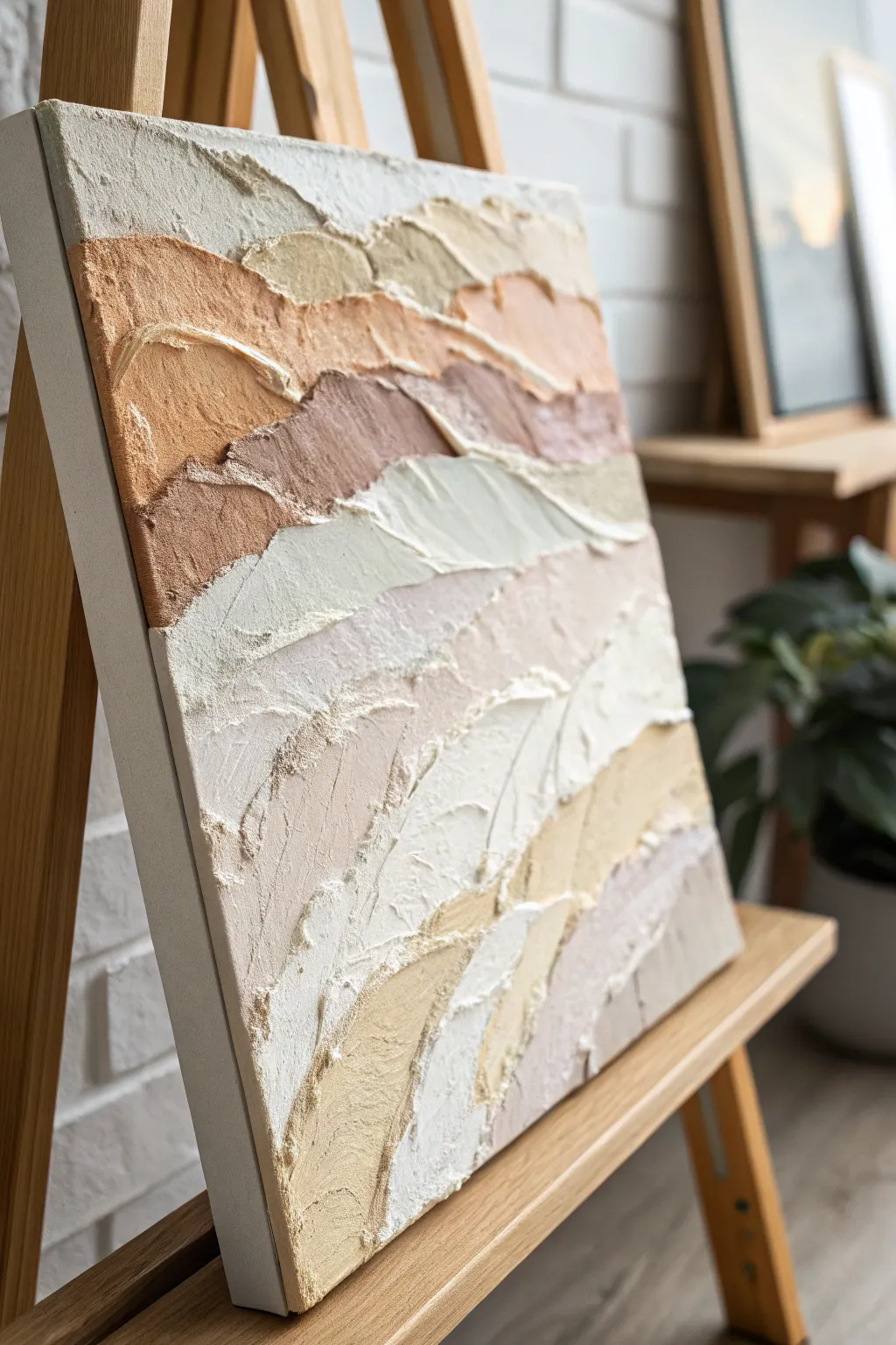 Elevate your space with the tactile beauty of DIY textured wall art.