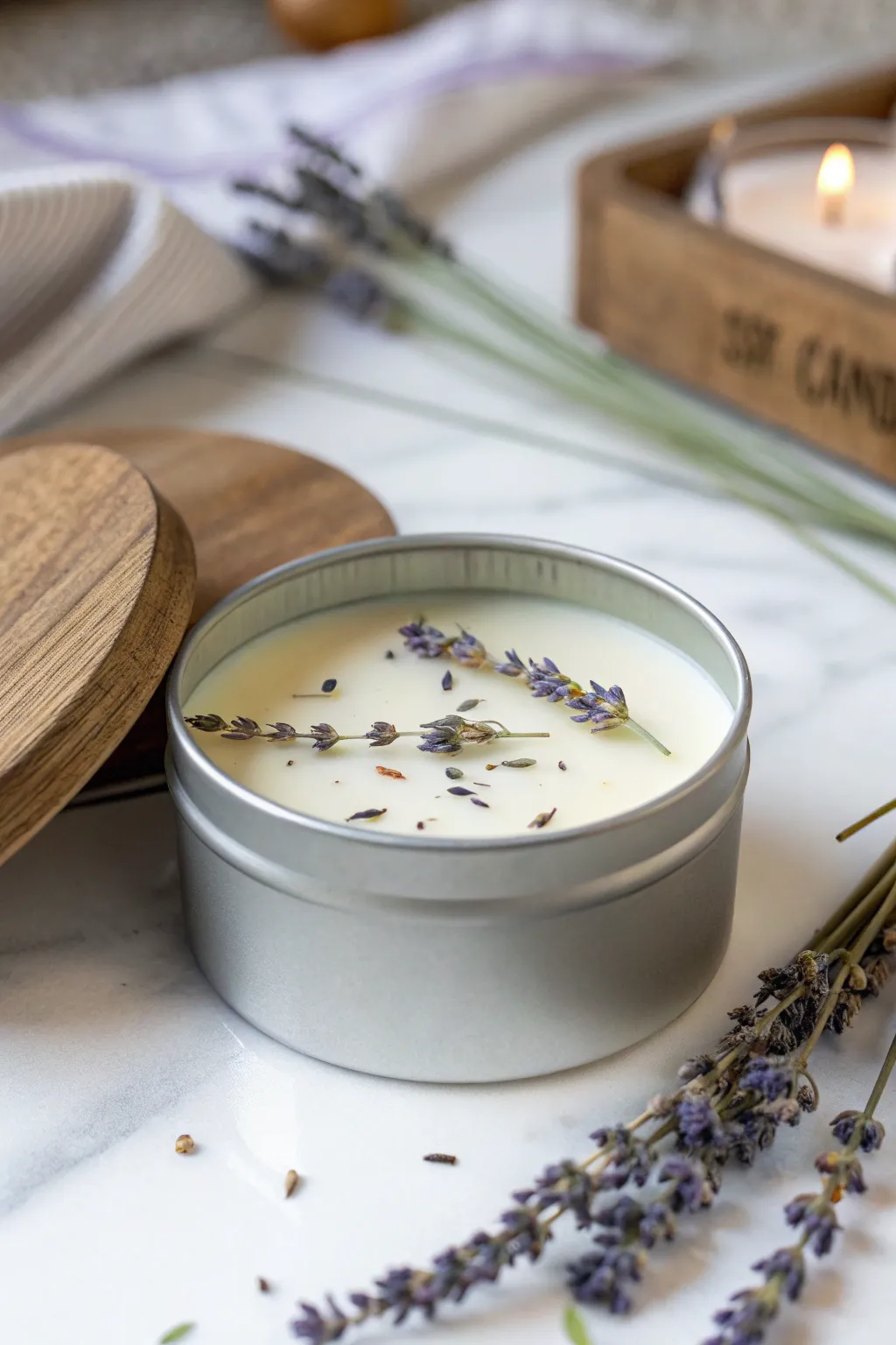 Elevate your baby shower with the charm of handmade scented candles, where simplicity meets natural beauty. 🌿✨