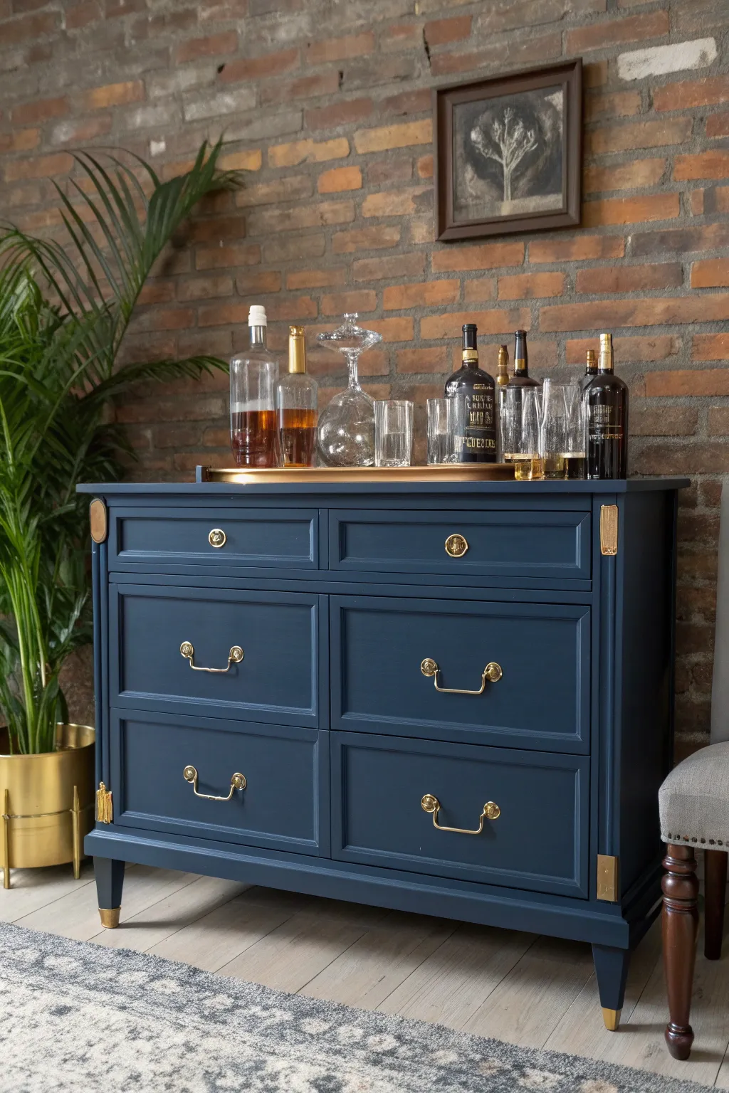 Transform your space with a stylish DIY bar: Vintage charm meets modern elegance.