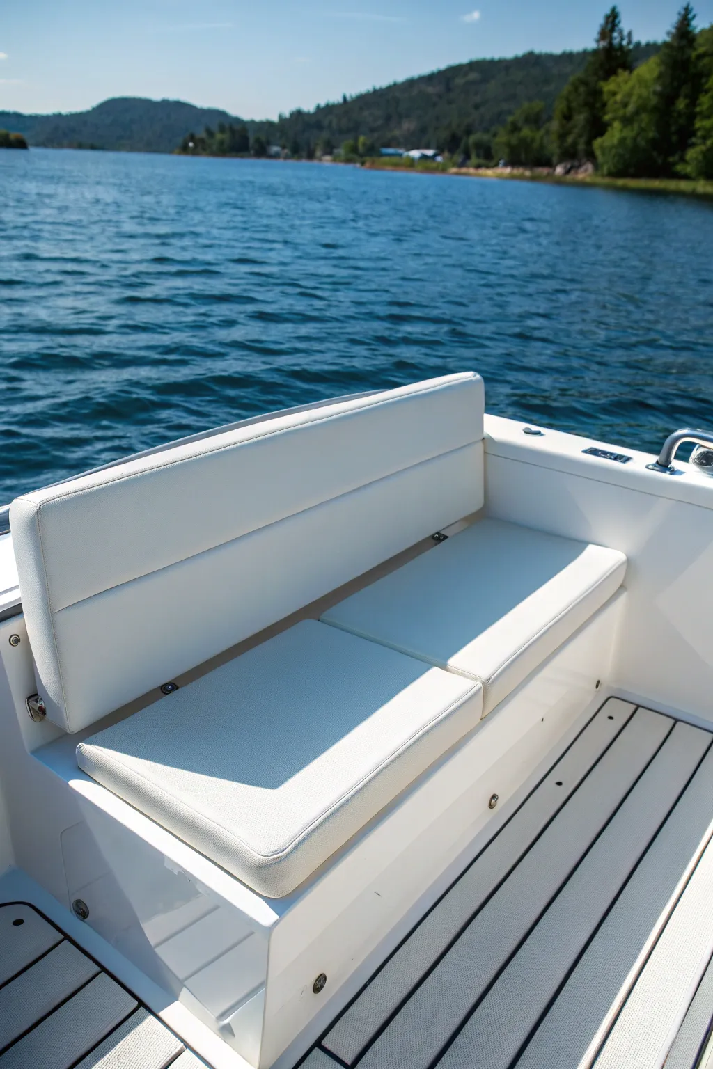 Elevate your boat adventures with this sleek and durable PVC foam board bench seat.