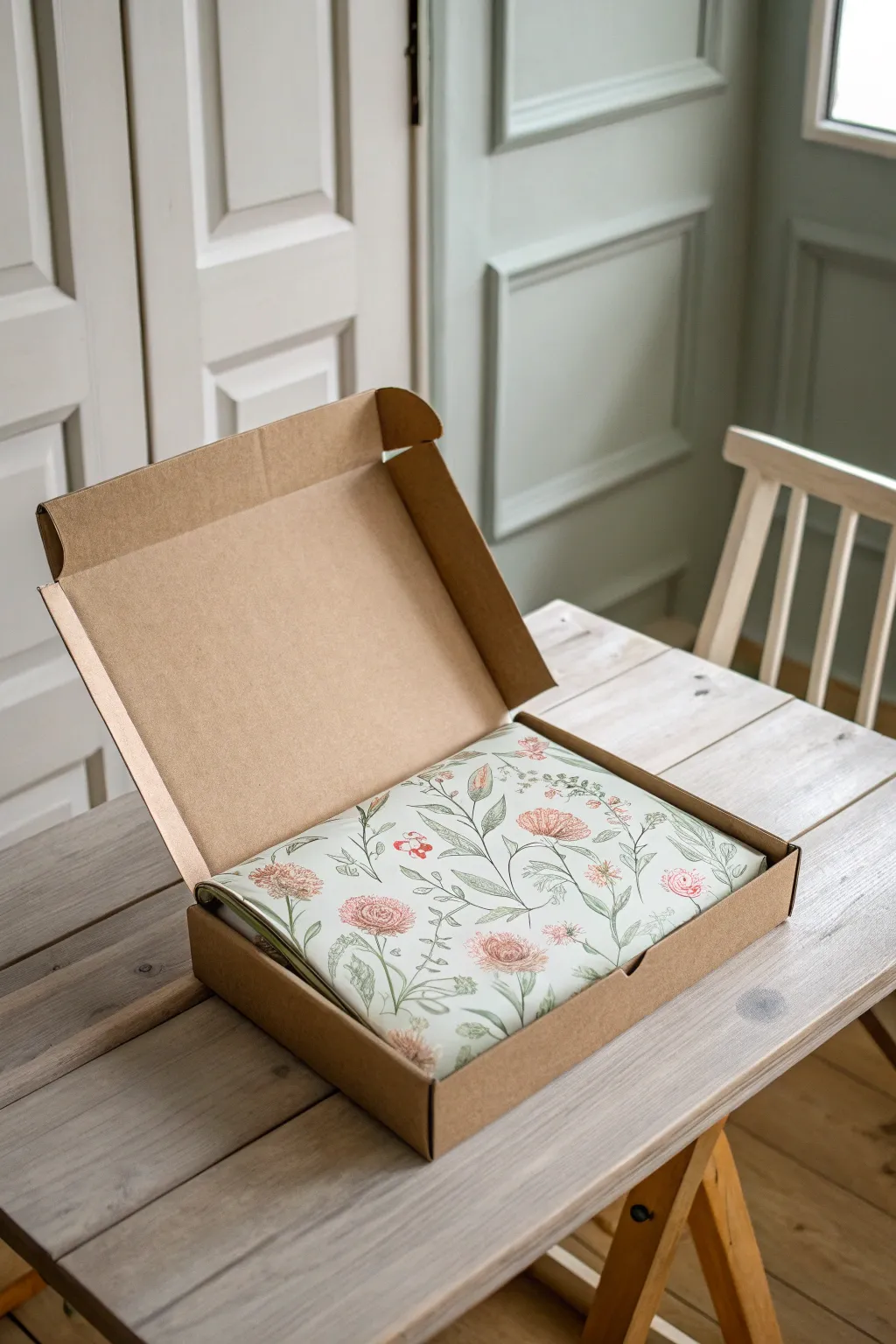 Discover the hidden beauty in simplicity with a pop of patterned elegance!