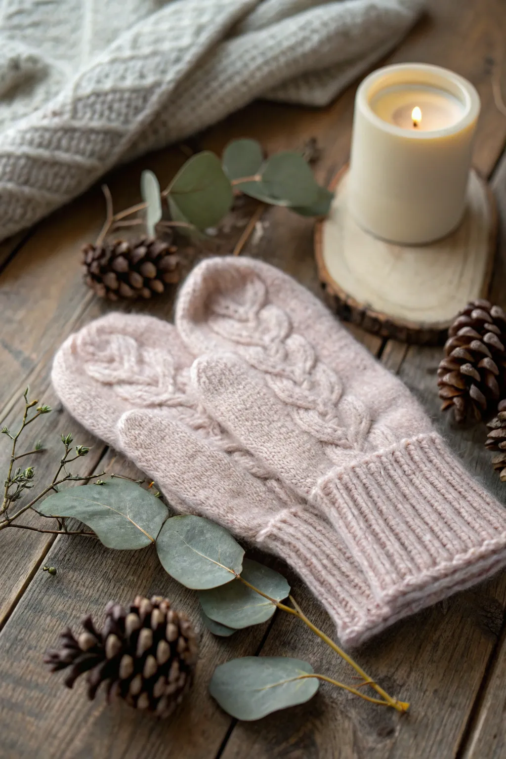 Cozy up with handcrafted sweater mittens—where sustainability meets warmth and style.