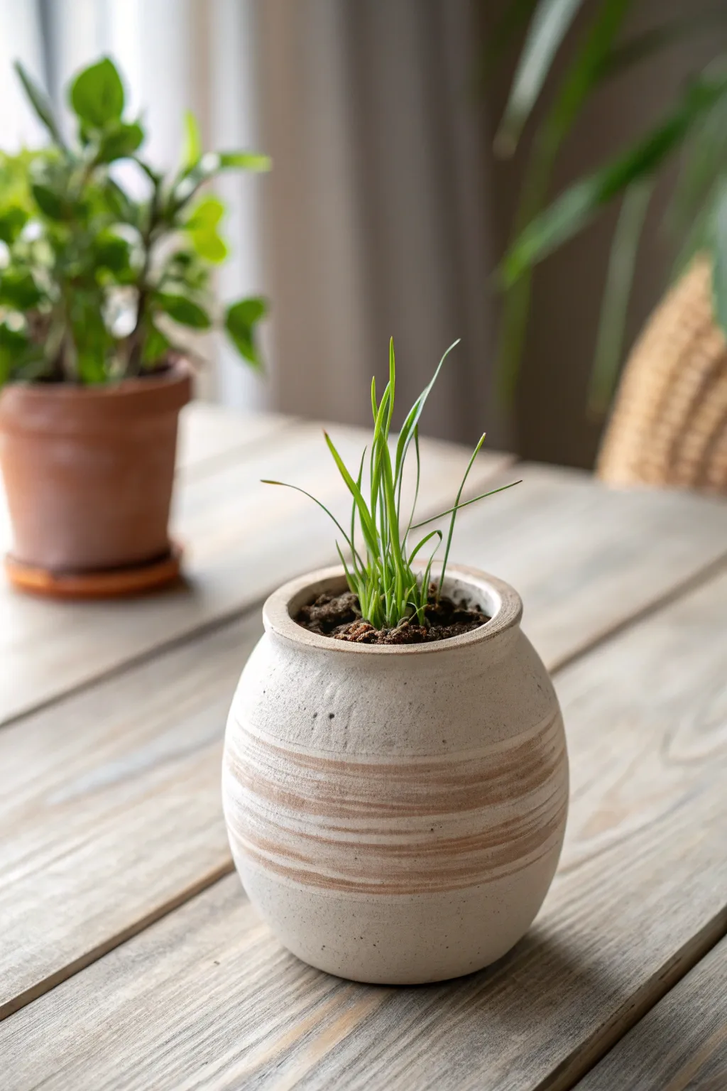 Embrace simplicity with these charming DIY mini clay pots, perfect for nurturing your plant cuttings.