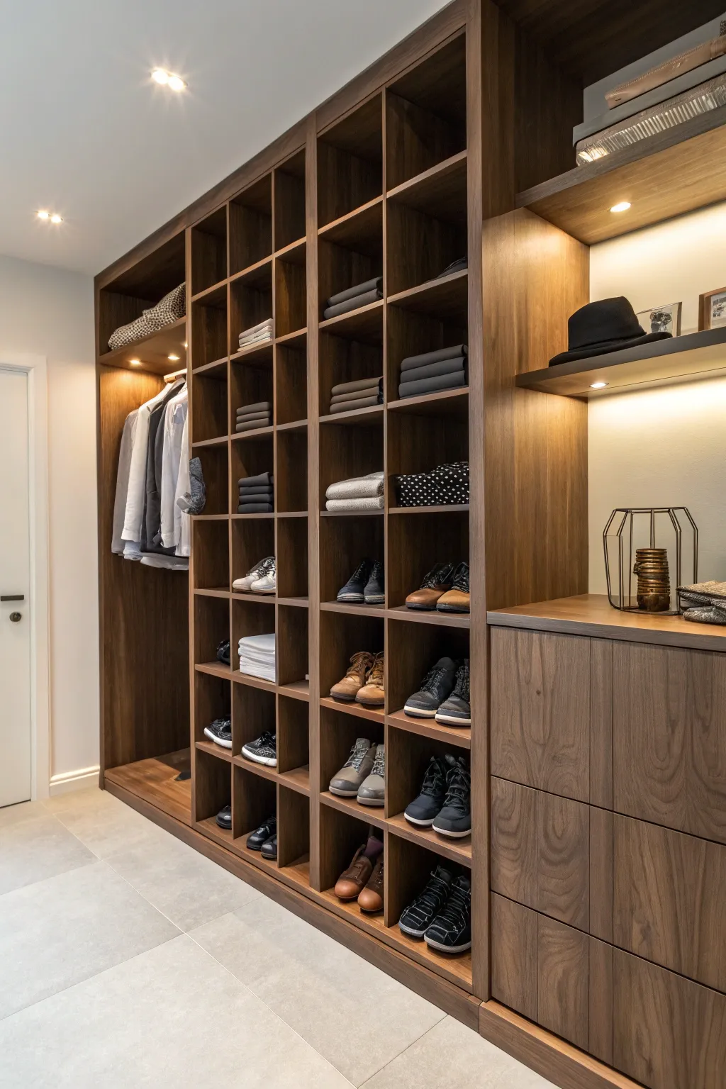 Elevate your closet game with sleek DIY cubbies that blend style and organization effortlessly.