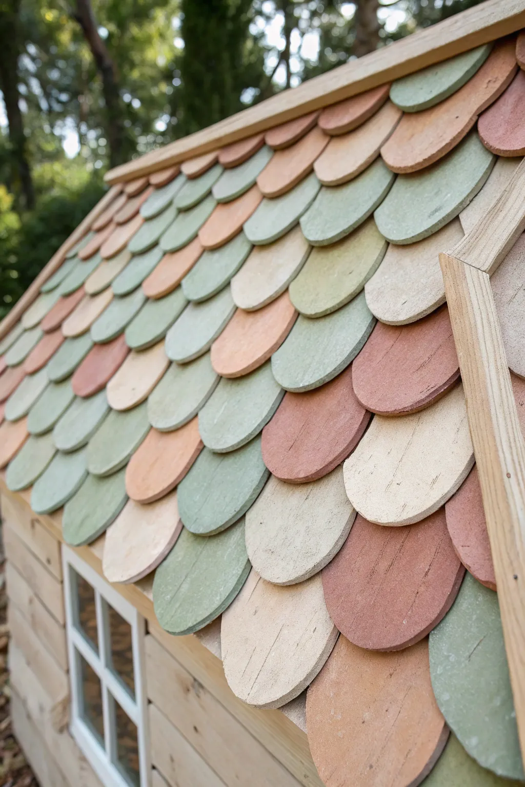 Elevate your dollhouse with bespoke clay tiles that exude charm and creativity. 🌿🏡 #ClayTileCreations