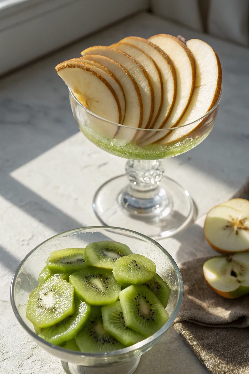 Elevate your DIY edible arrangements with layers of texture and taste. 🍏🥝 #ScandiBoho #FruitArtistry
