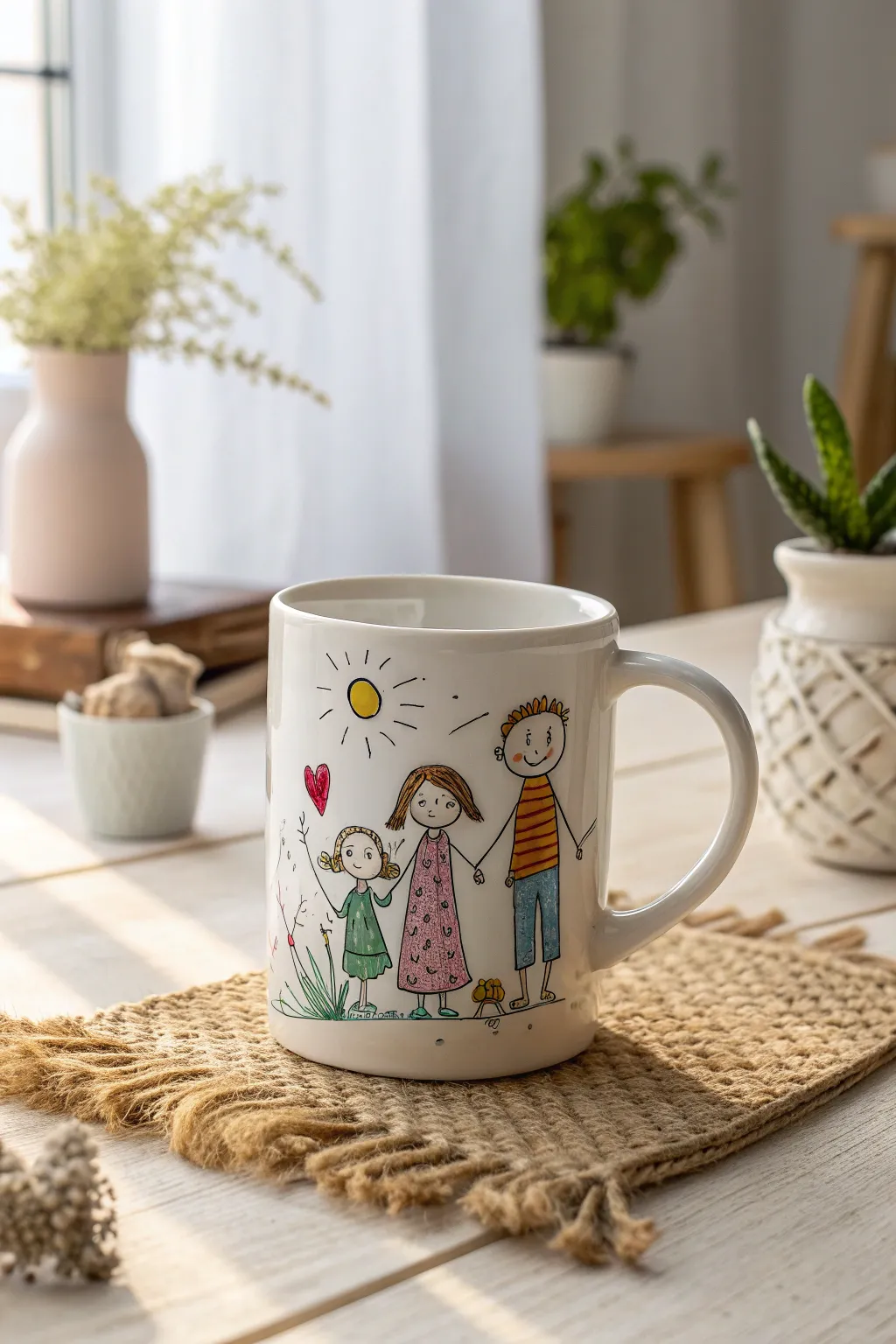 Celebrate Dad's morning coffee with a mug that holds love and creativity. ☕️✨