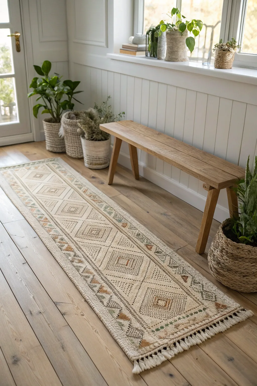 Transform your hallway with a cozy, handcrafted rug runner that adds warmth and style effortlessly.
