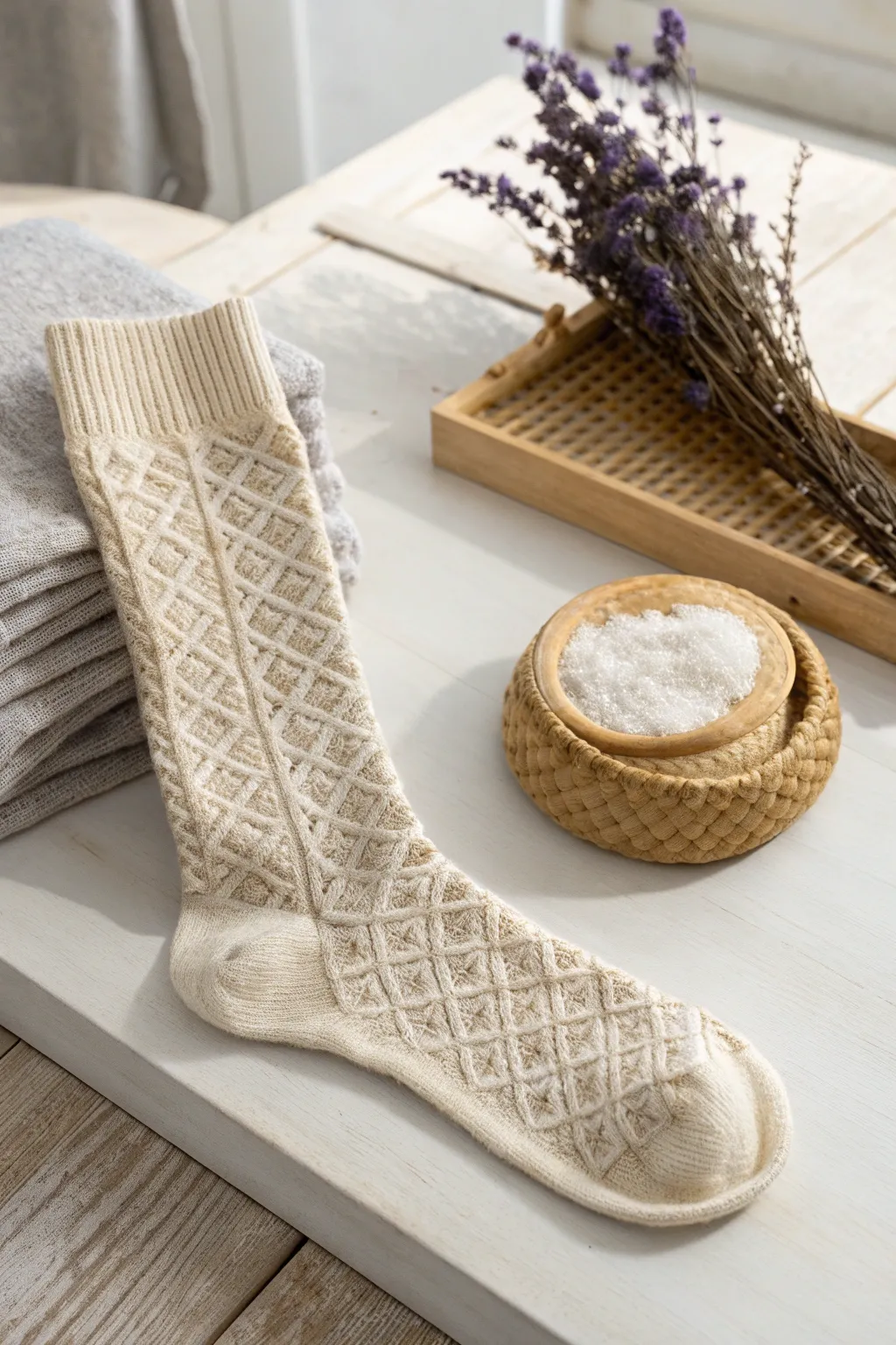 Embrace the warmth of simplicity with this DIY knee-high sock heating pad.