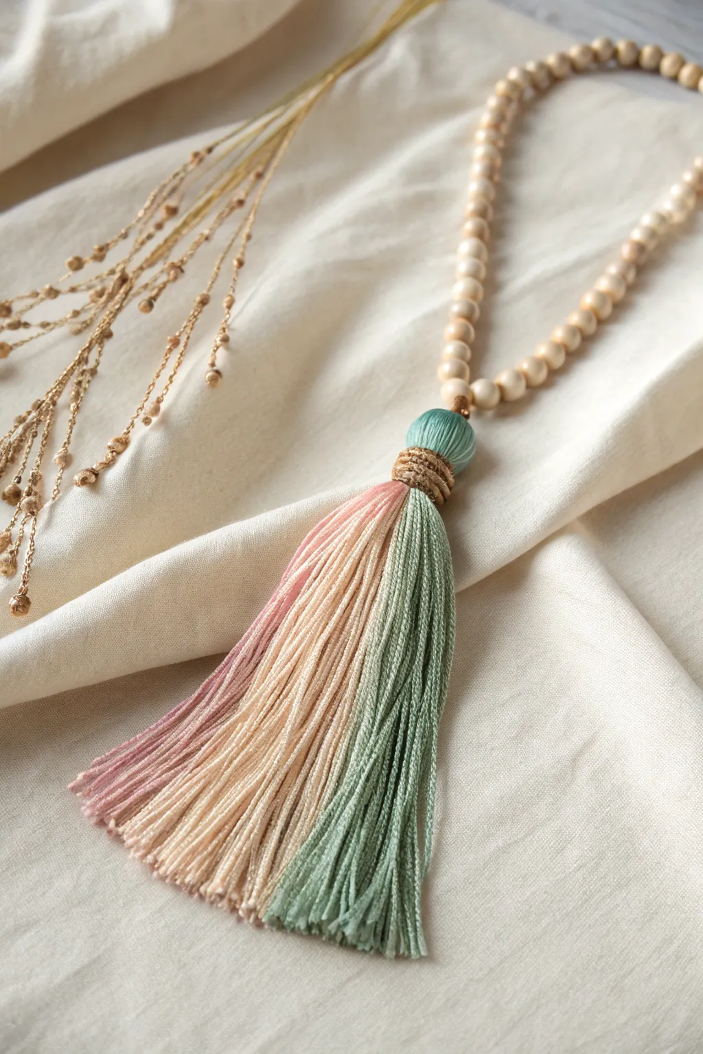 Elevate your look with a touch of artisanal elegance: discover the charm of tassel necklaces.