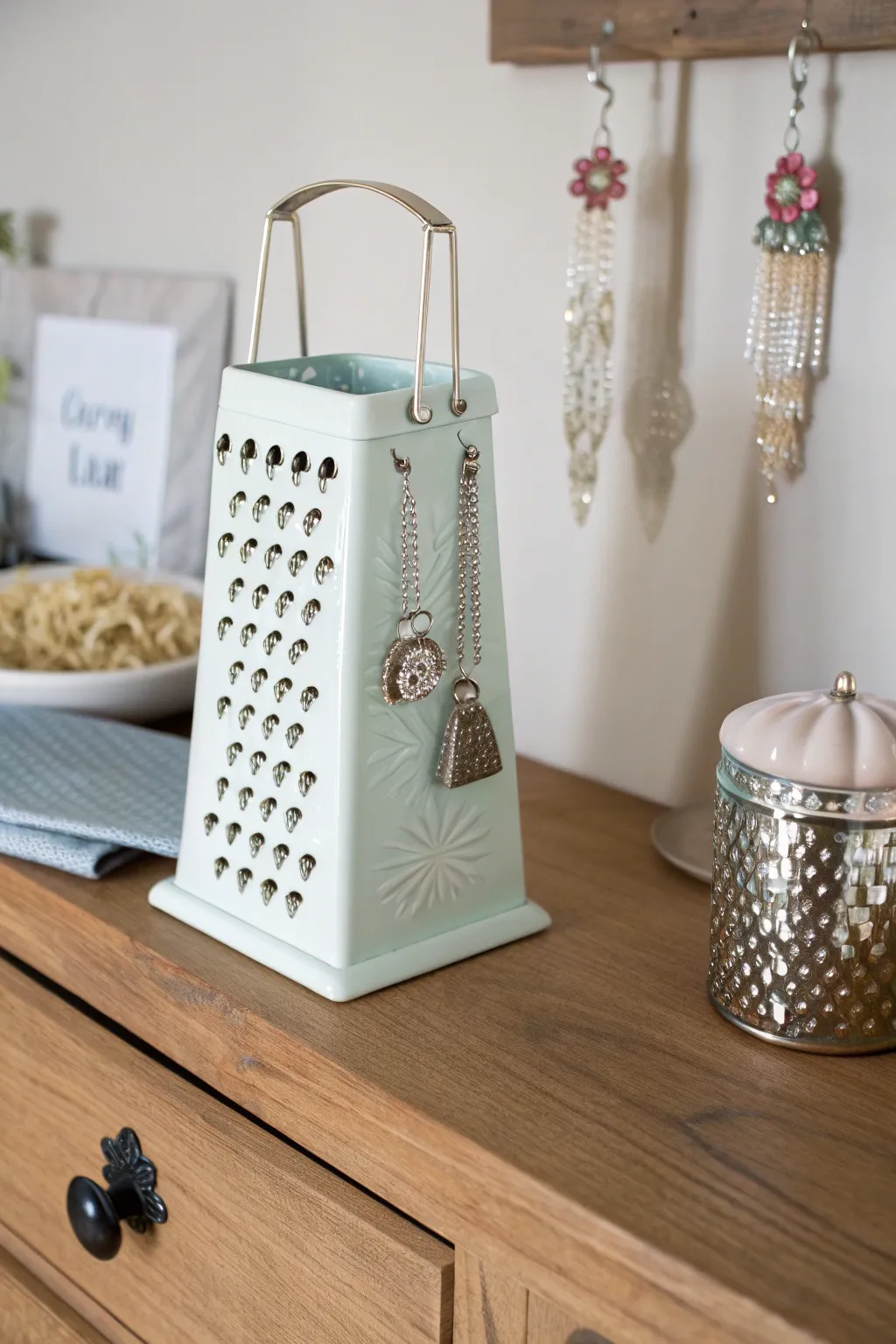Transform vintage into vogue with this charming DIY earring stand!