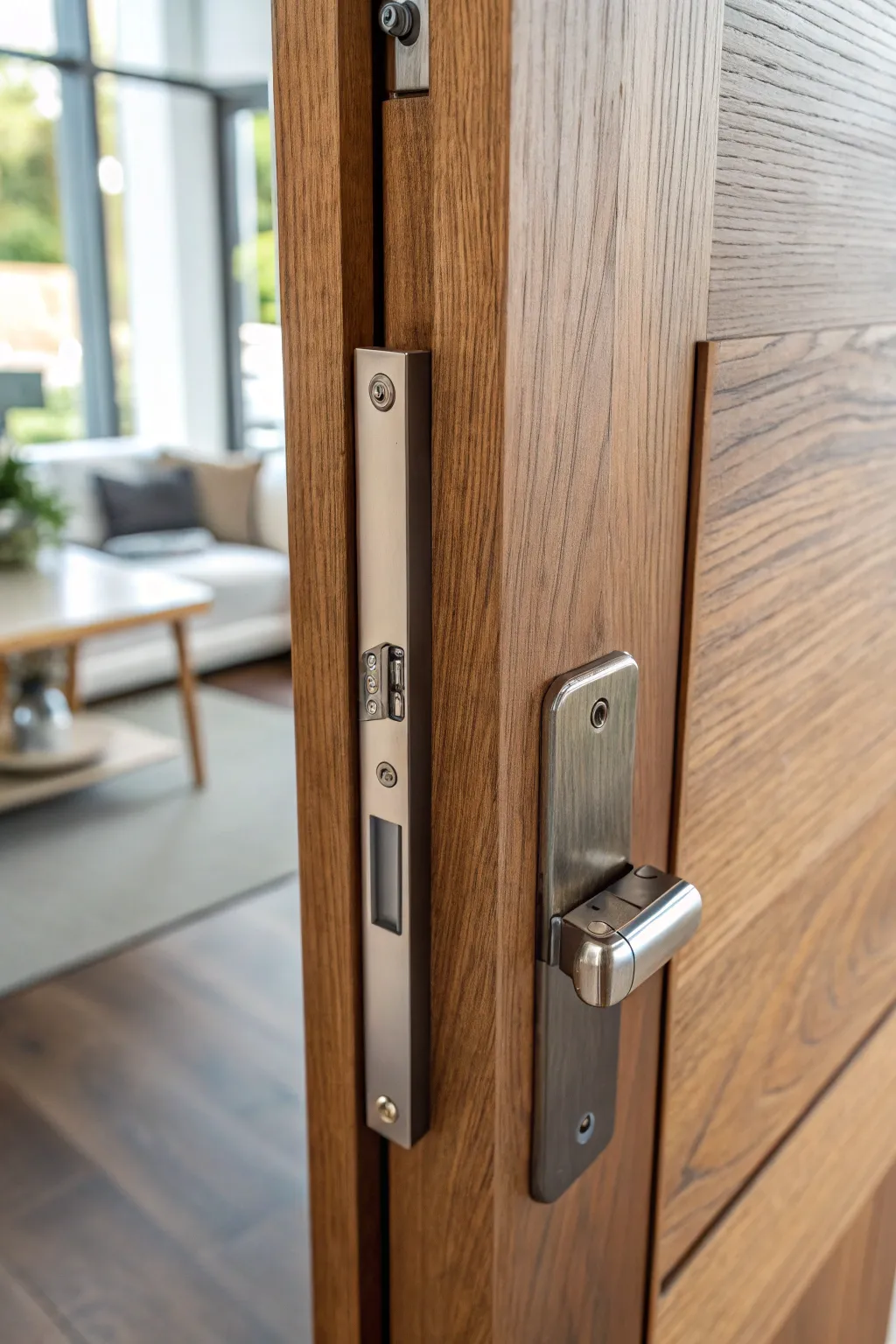 Unlock the charm of seamless style with a magnetic latch that's both sleek and sturdy.